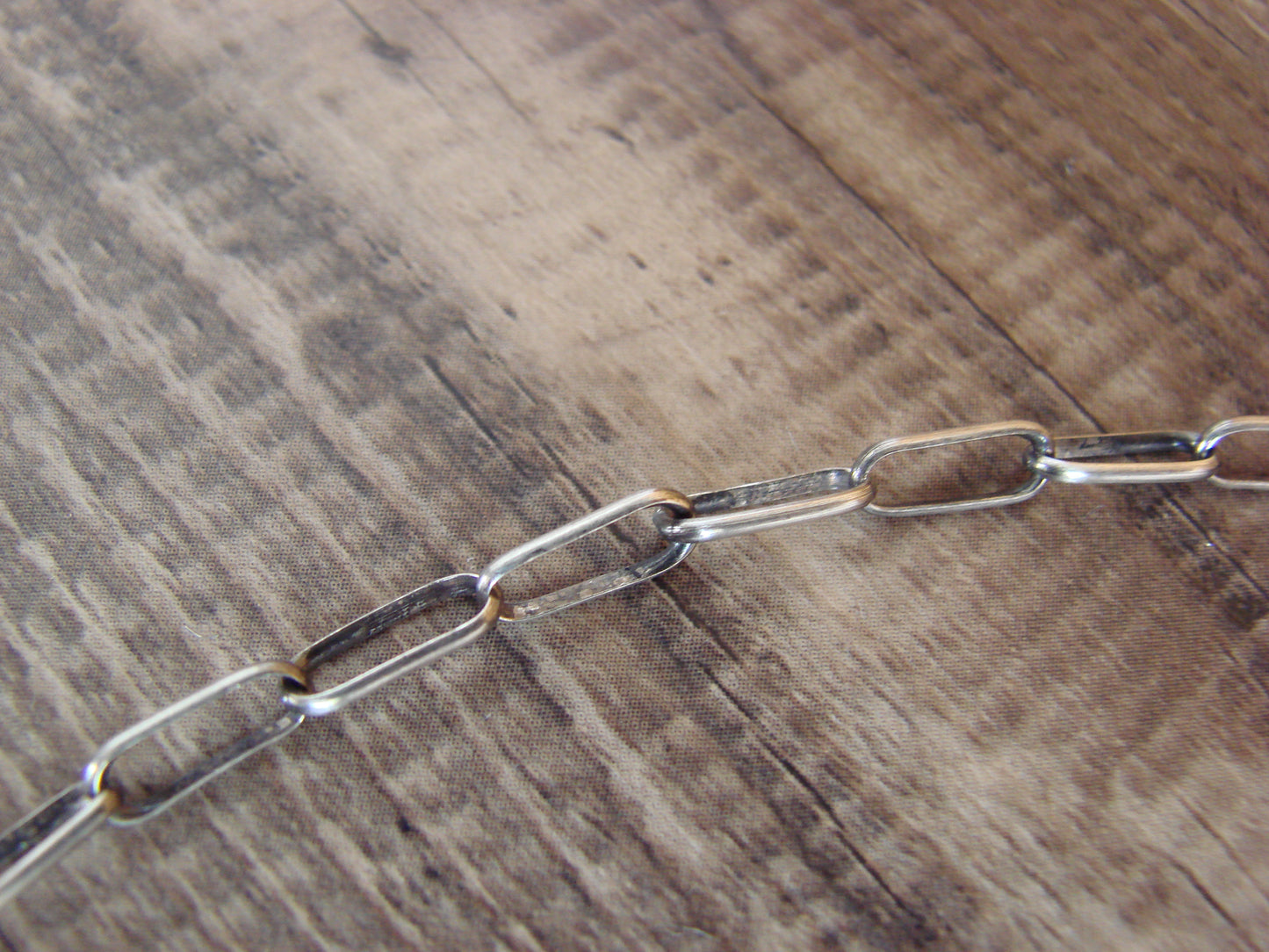 Native American Sterling Silver 18" Link Chain Link Necklace - Shurley