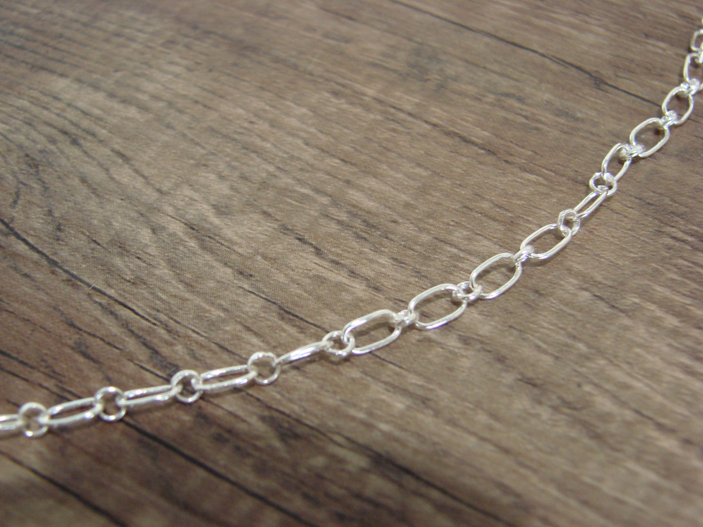 Native American Sterling Silver 18" Multi Stone Inlay Link Necklace - Qualo