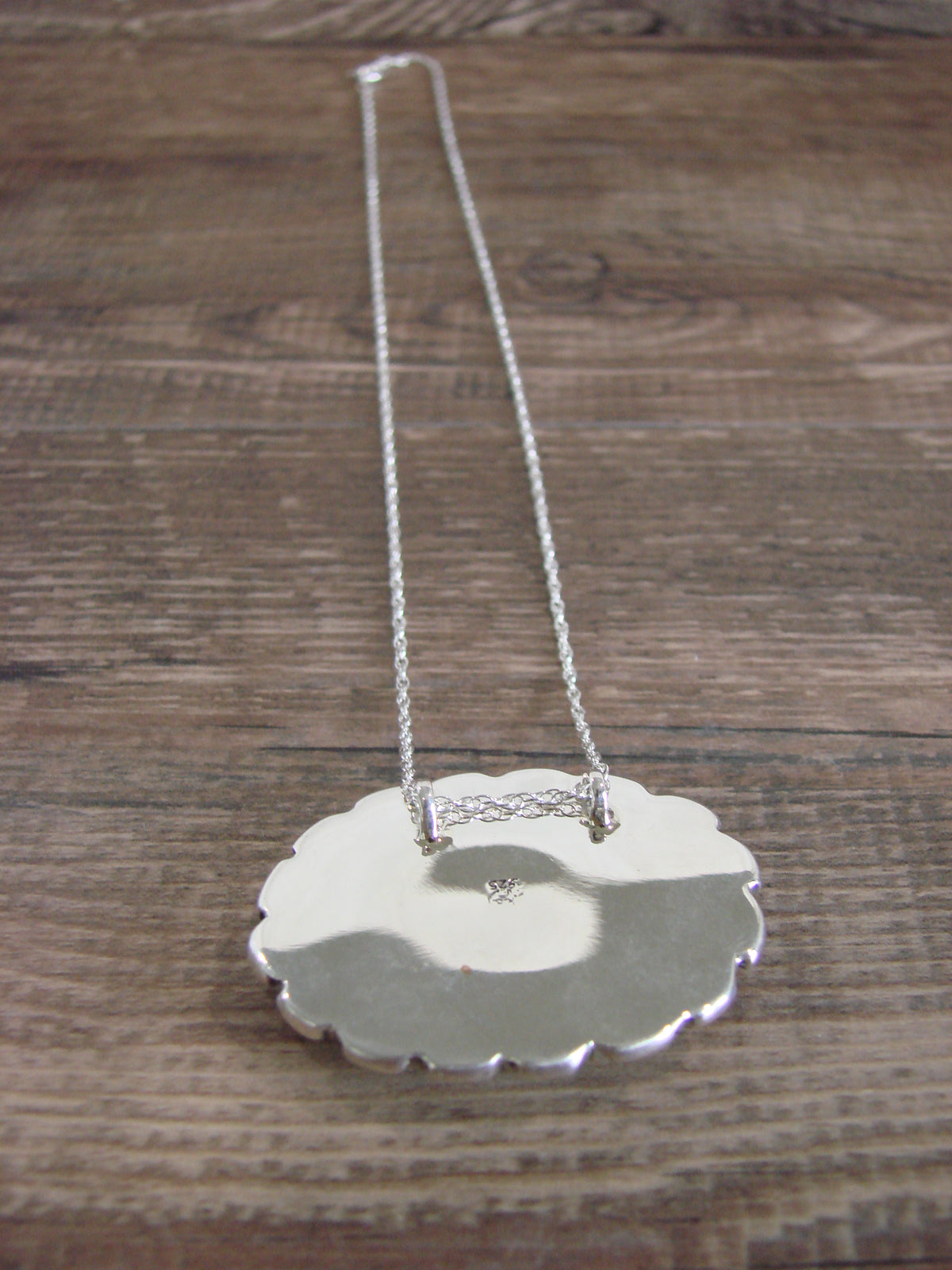 Native American Sterling Silver & Turquoise Necklace by Begay