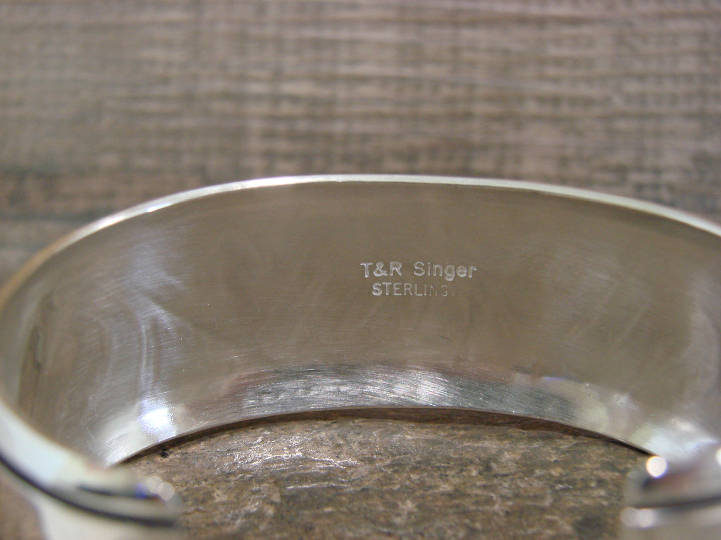 Native American Sterling Silver Petroglyph Bracelet by Singer