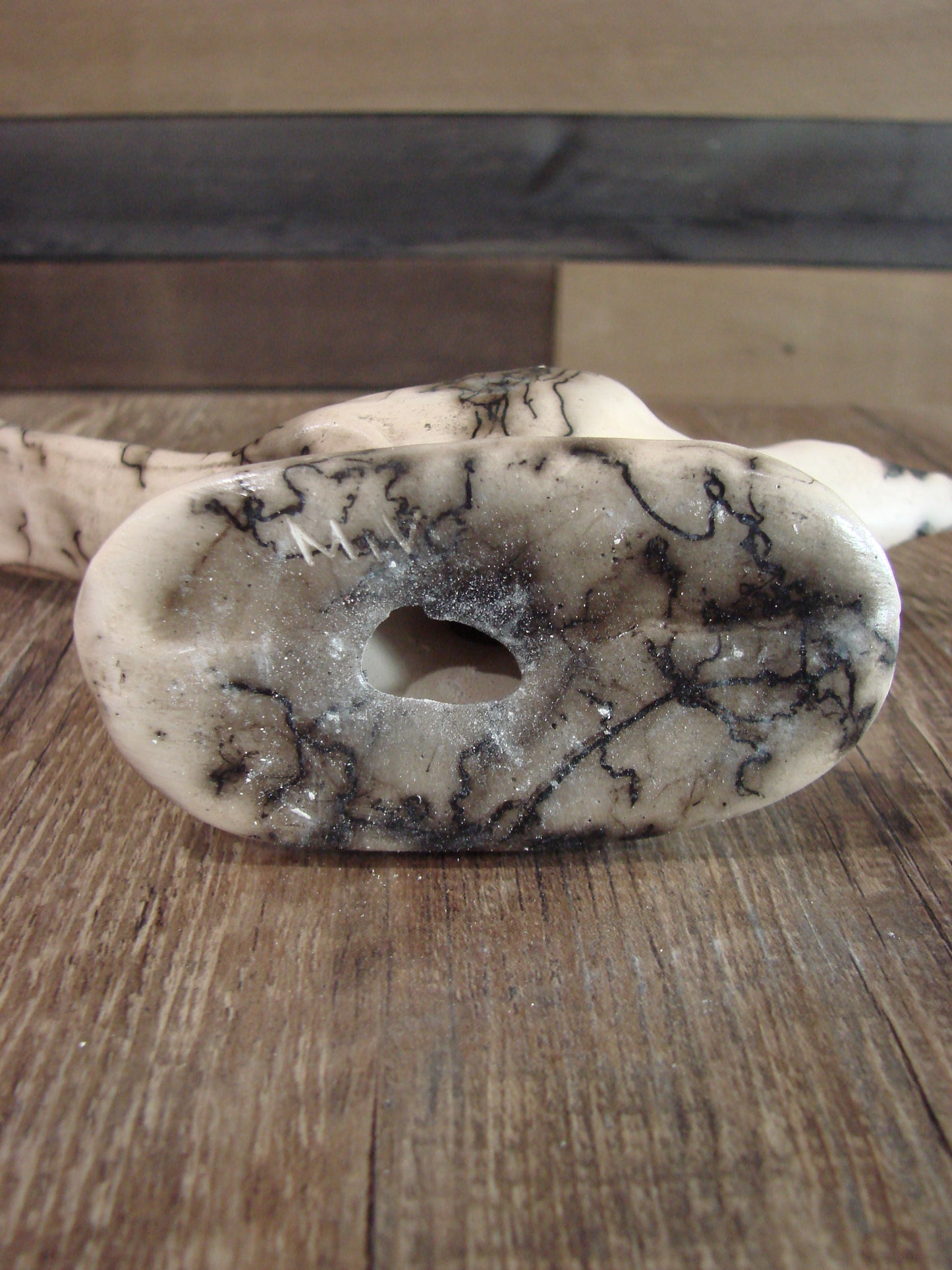 Native American Pottery Horse Hair Road Runner Sculpture by Vail