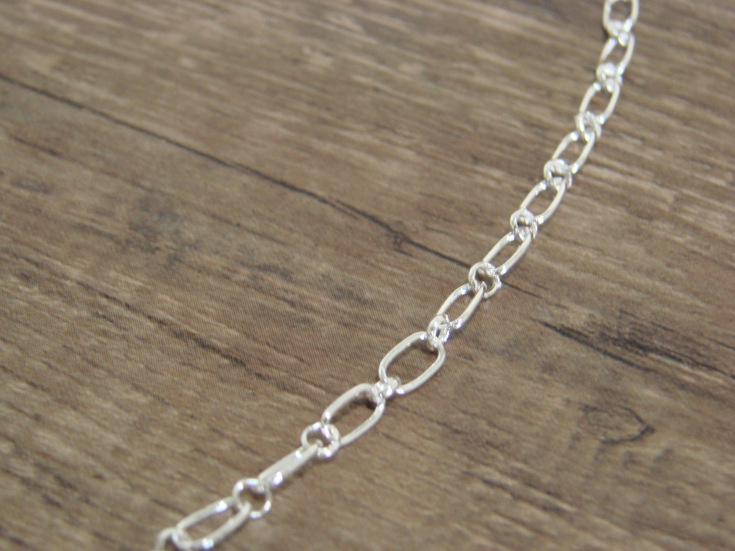 Native American Sterling Silver 18" Multi Stone Inlay Link Necklace - Qualo