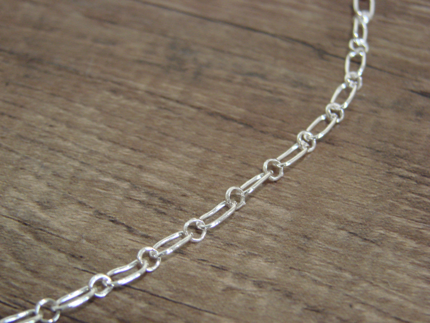 Native American Sterling Silver 18" Multi Stone Inlay Link Necklace - Qualo