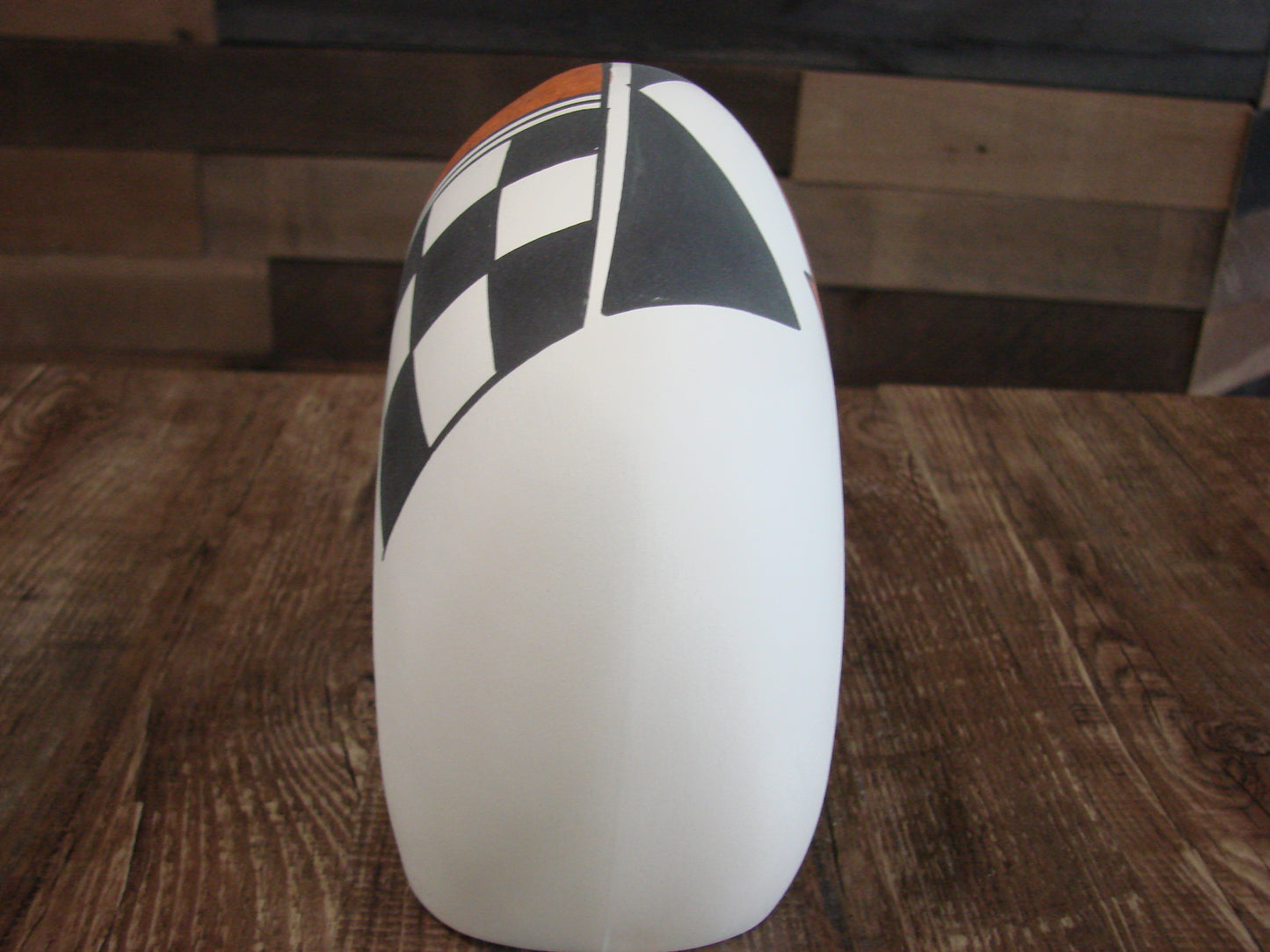 Native American Hand Painted Acoma Bear Pottery by Kuutimaitsa