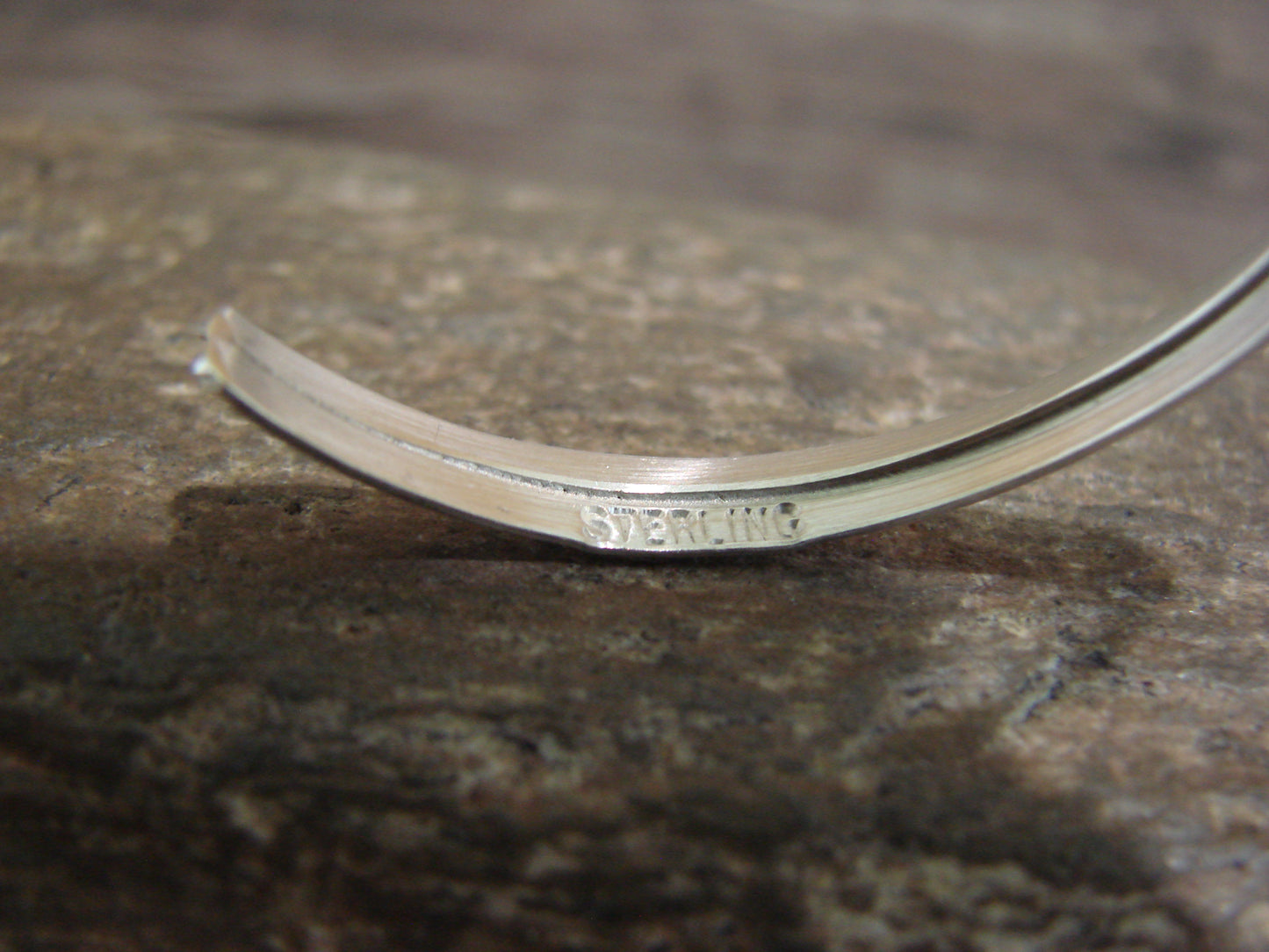 Native American Sterling Silver Pink Opal Bracelet - Spencer