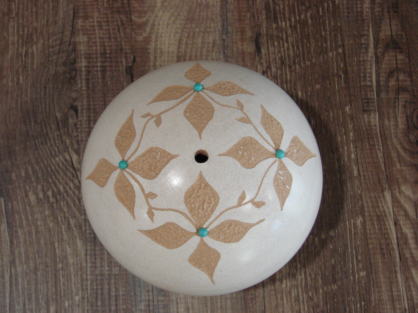 Native American Jemez Clay Hand Coiled Seed Pottery Signed Yepa