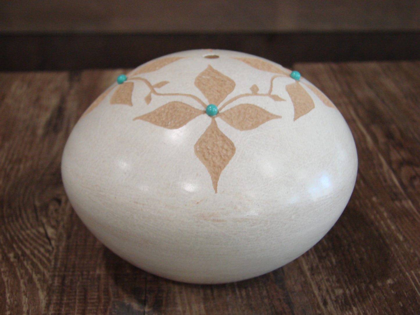 Native American Jemez Clay Hand Coiled Seed Pottery Signed Yepa