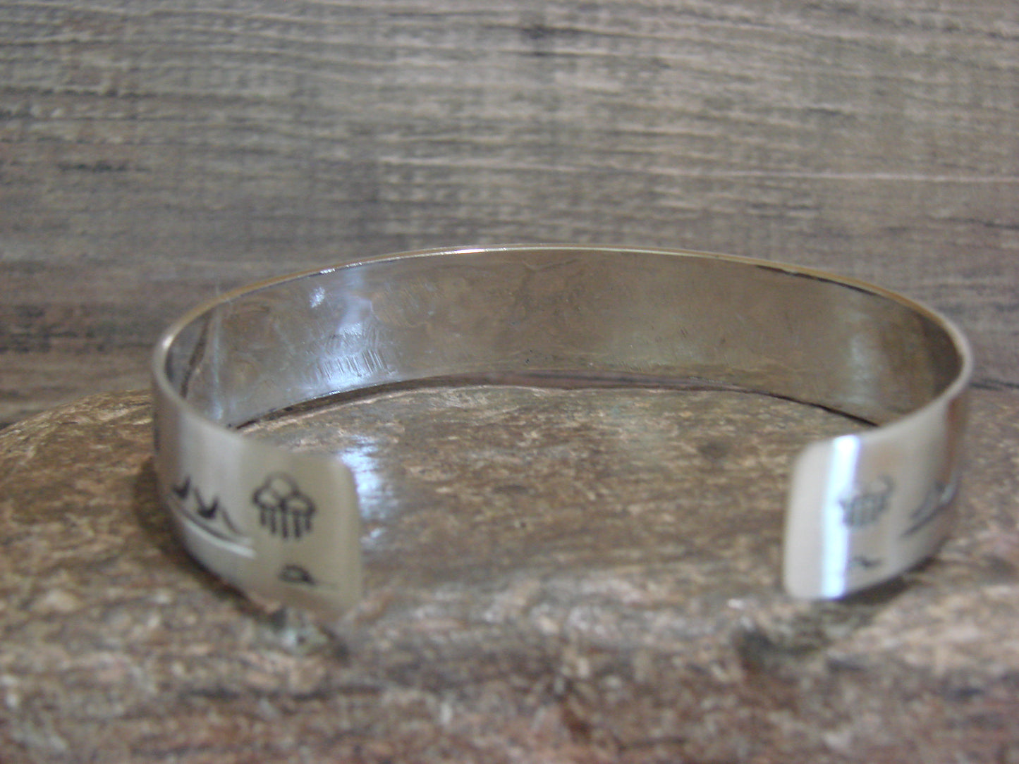 Native American Sterling Silver Horse Bracelet by Begay