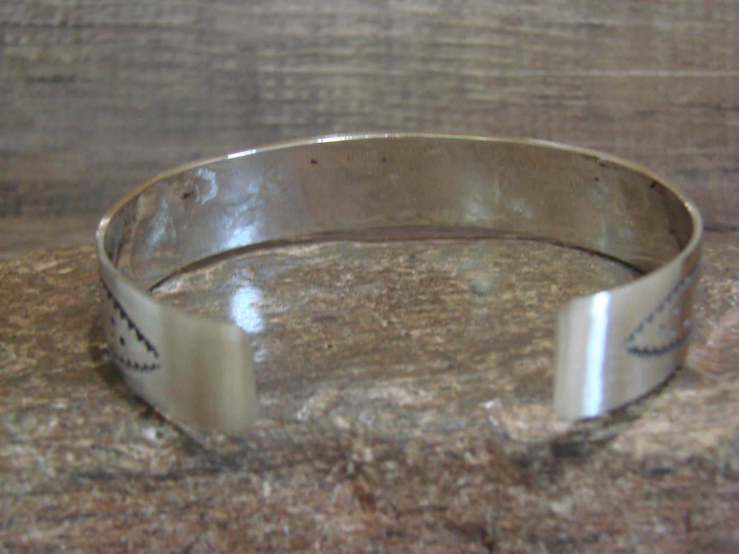 Native American Sterling Silver Lizard Bracelet by Begay