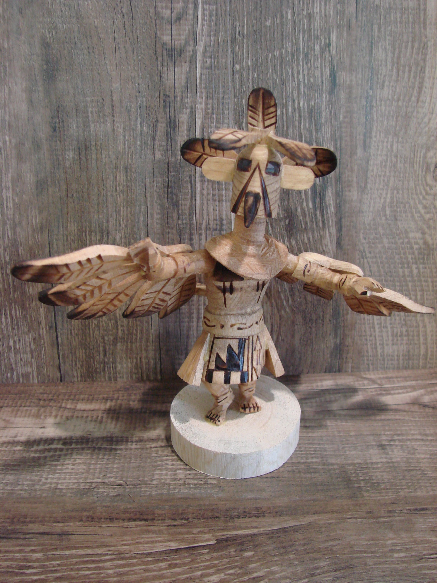 Native American Eagle Kachina Dancer by Platero