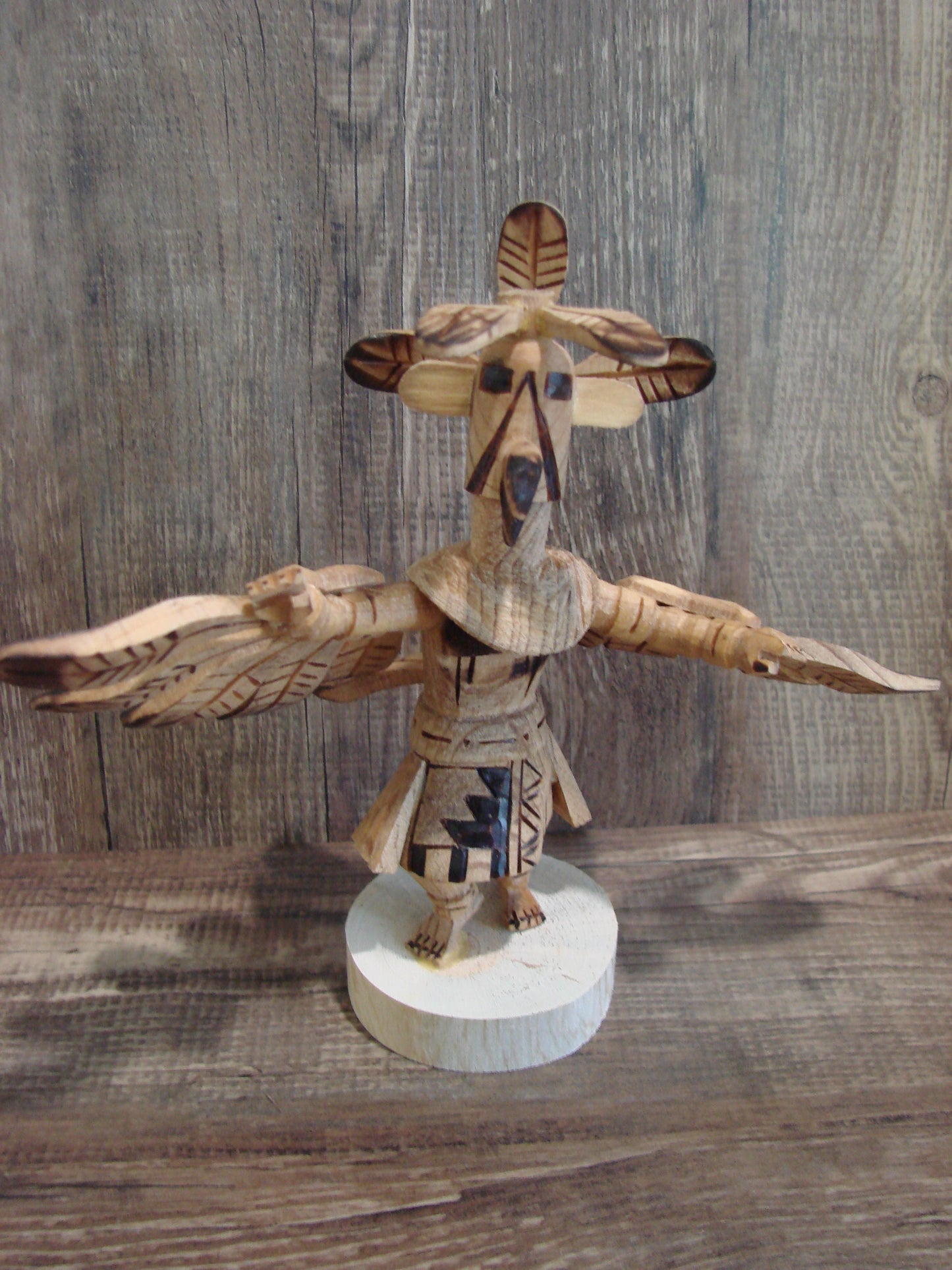 Native American Eagle Kachina Dancer by Platero