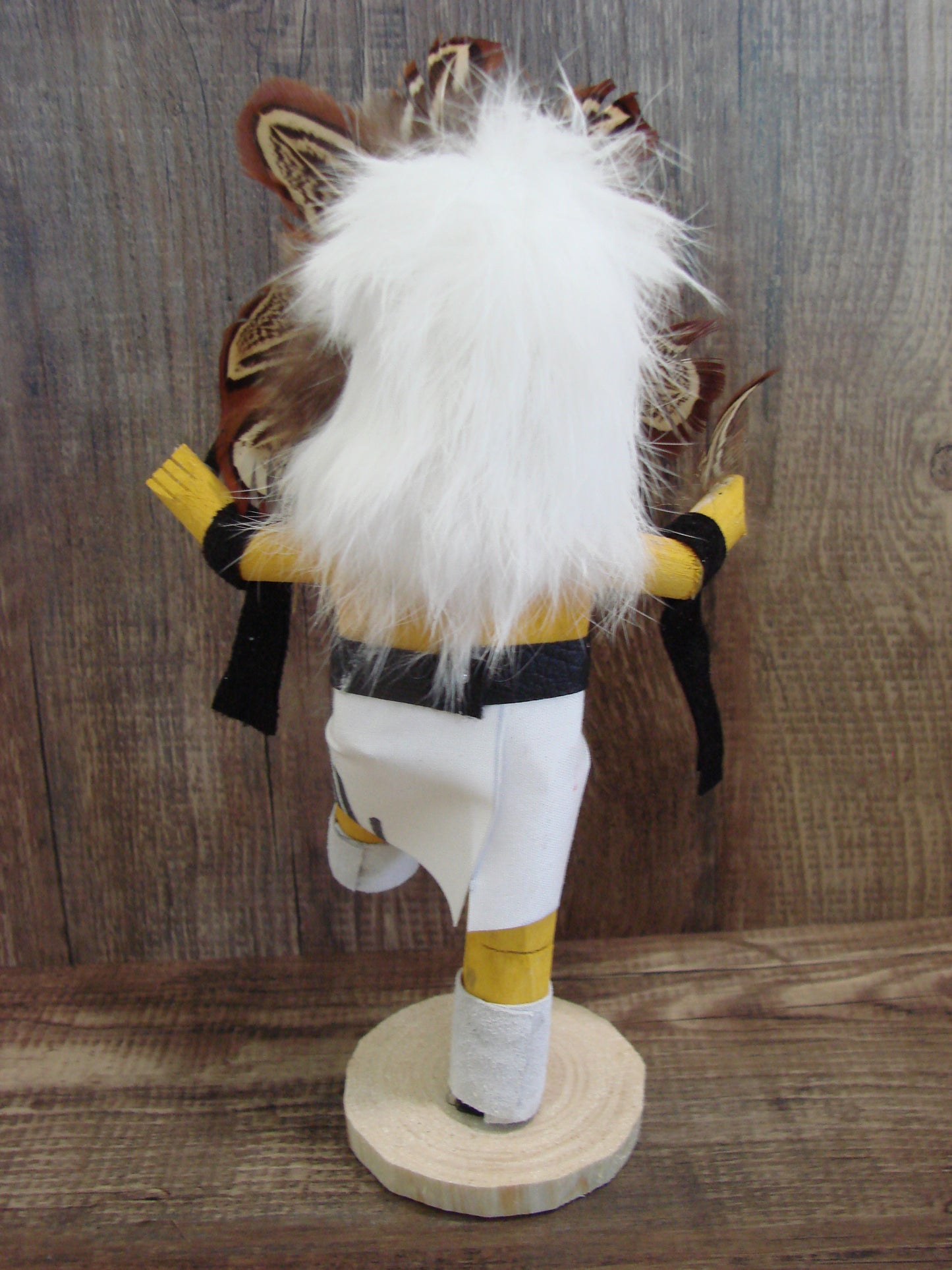 Native American Sunface Kachina Dancer Signed E.W.