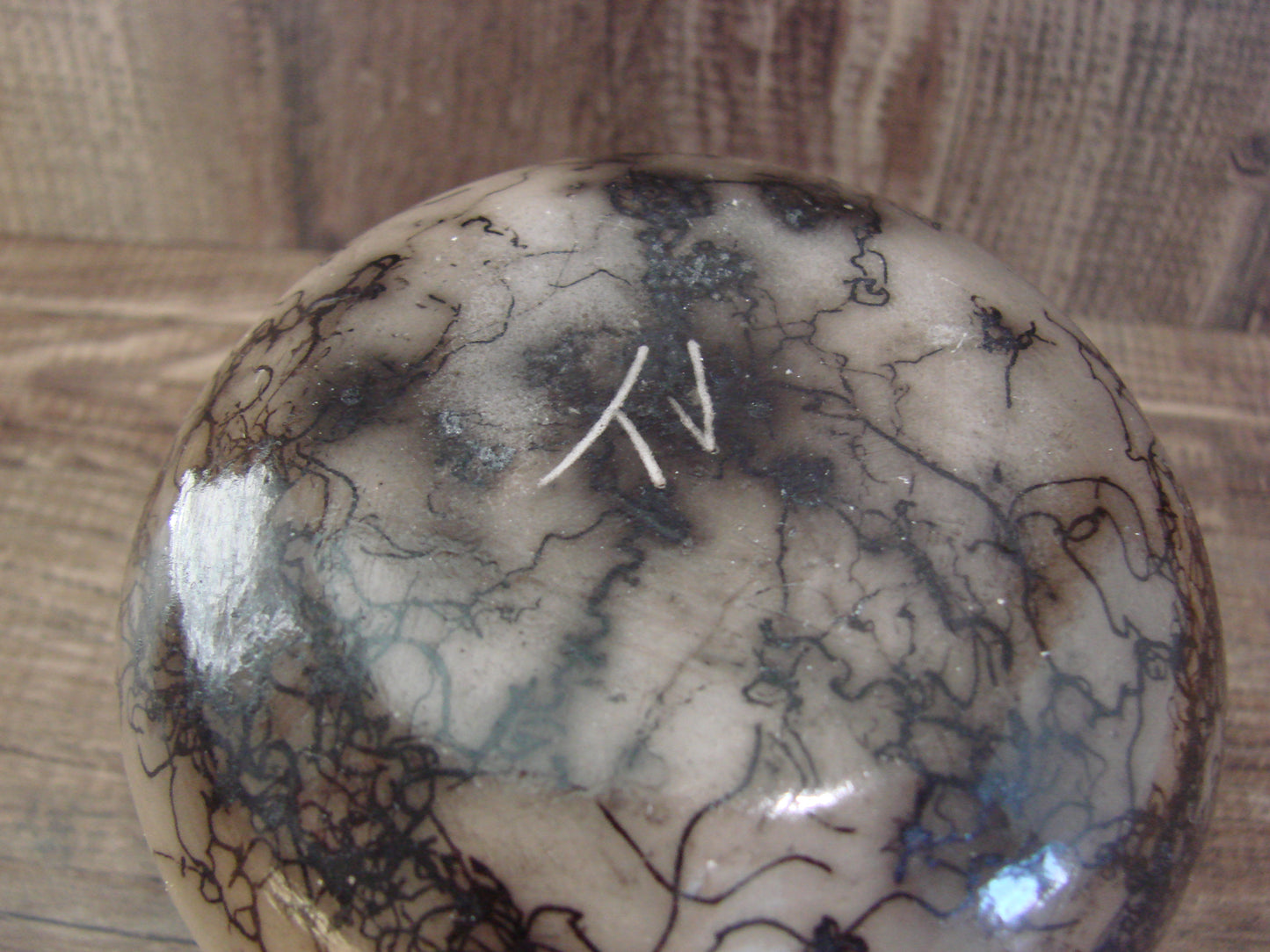 Native American Navajo Indian Horse Hair Pottery by Vail