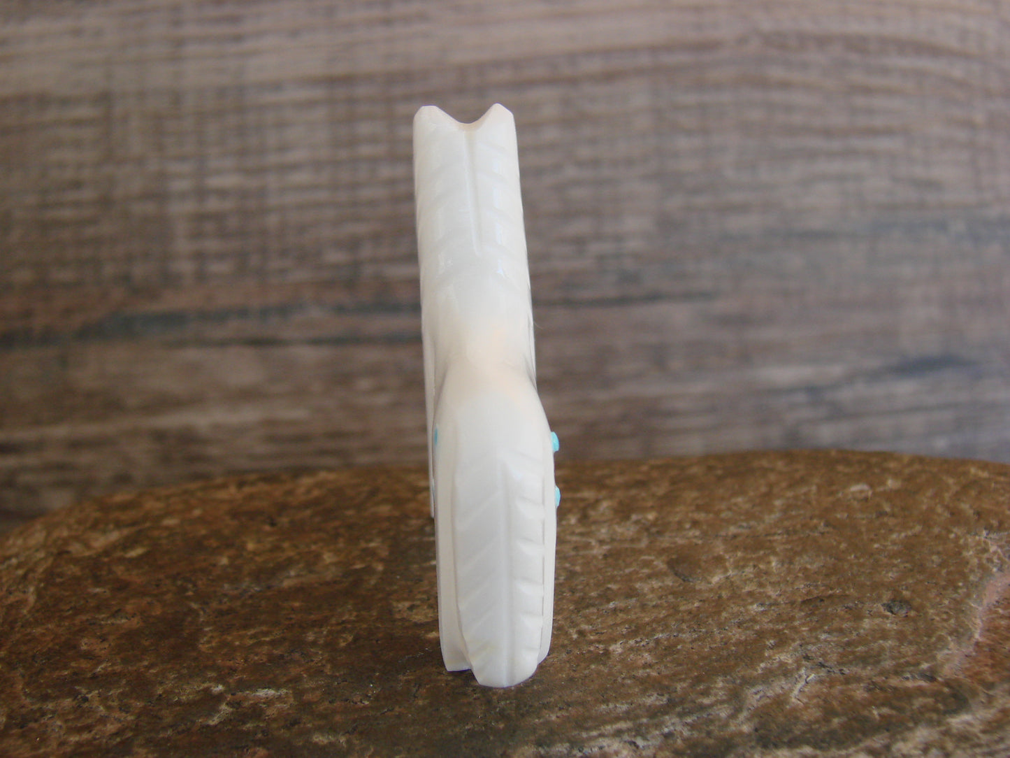 Native American Zuni Indian Hand Carved Horse Marble Fetish by Etsate