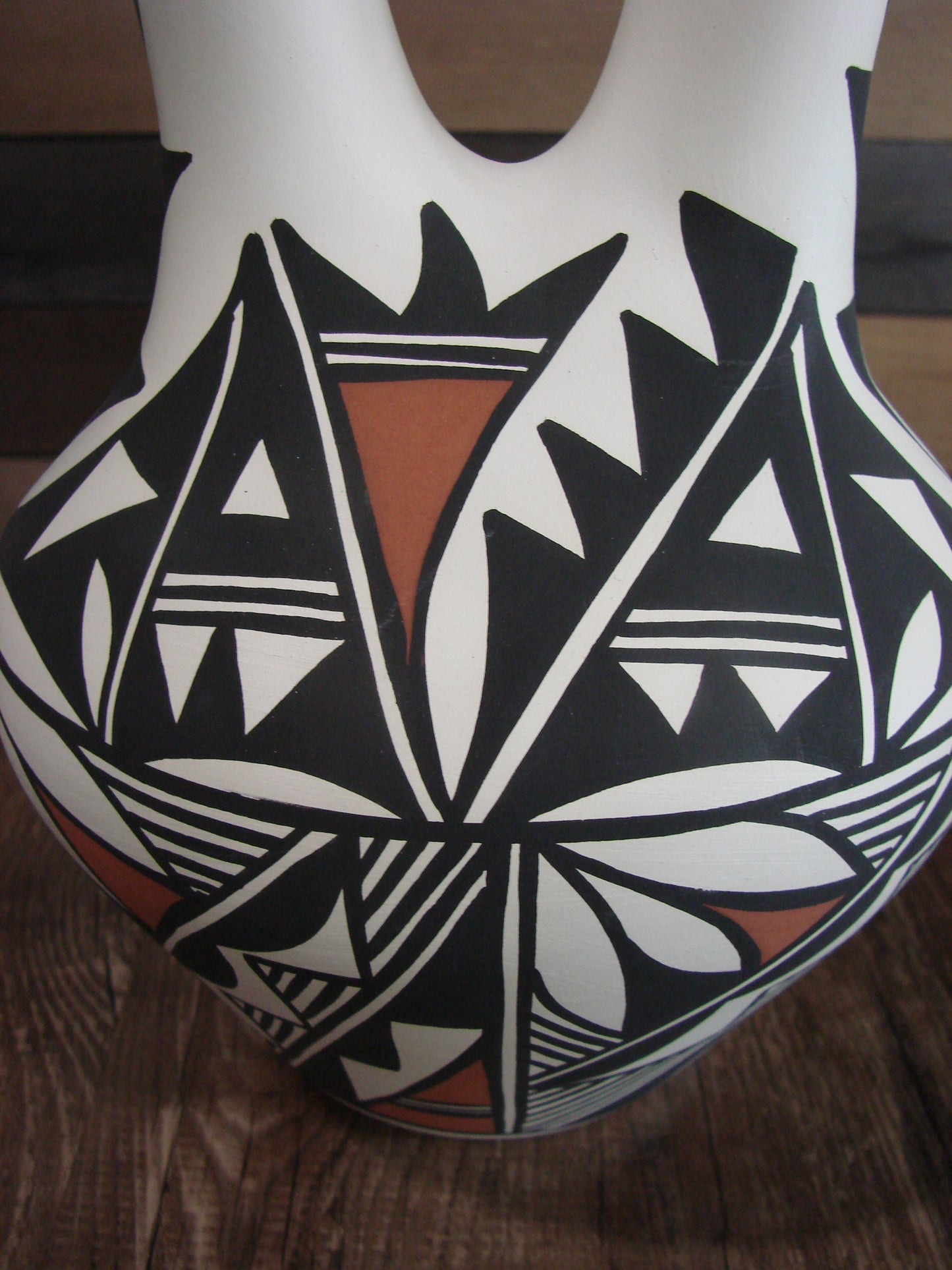 Native American Hand Painted Wedding Vase Pottery by Concho