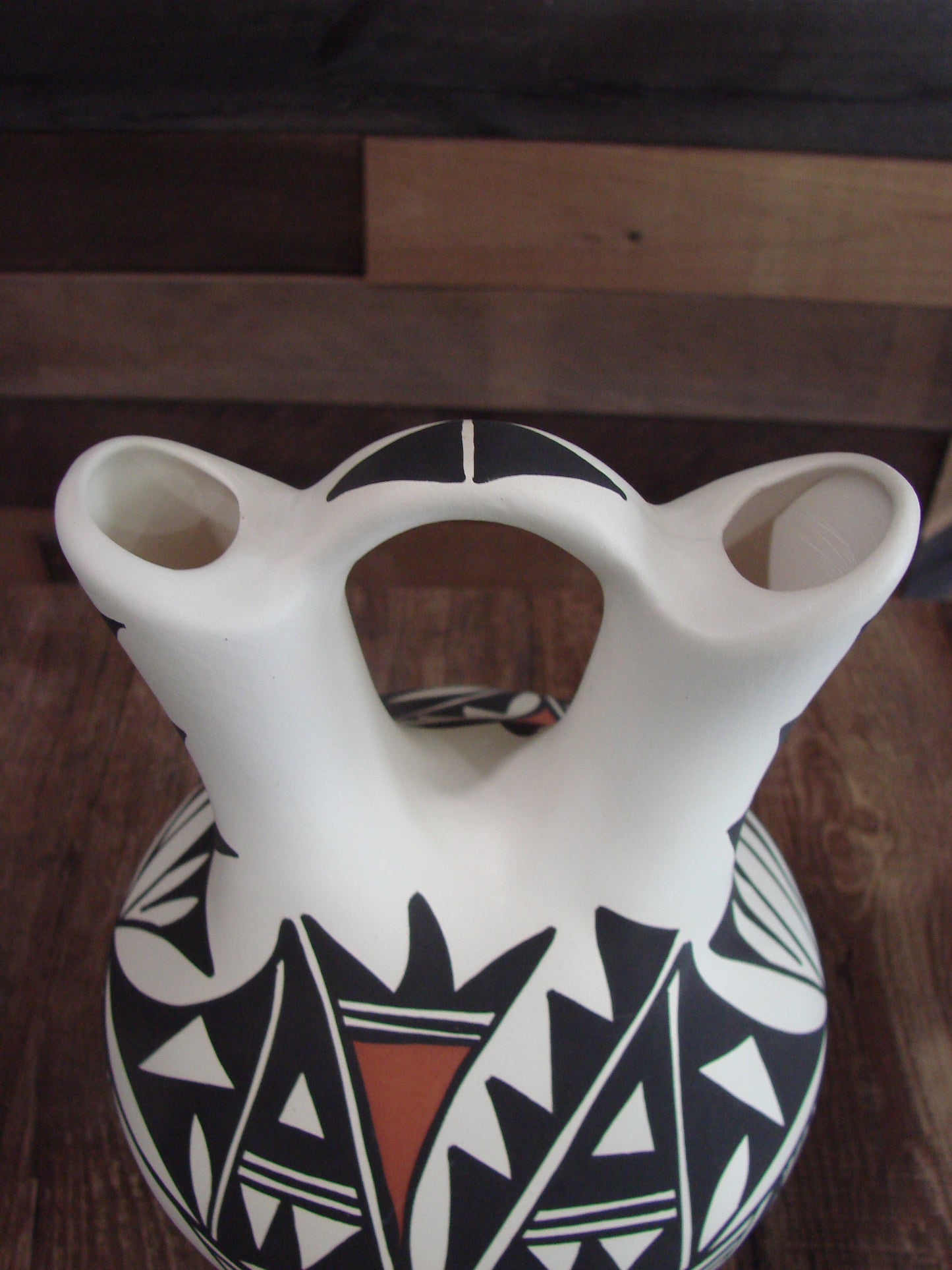 Native American Hand Painted Wedding Vase Pottery by Concho