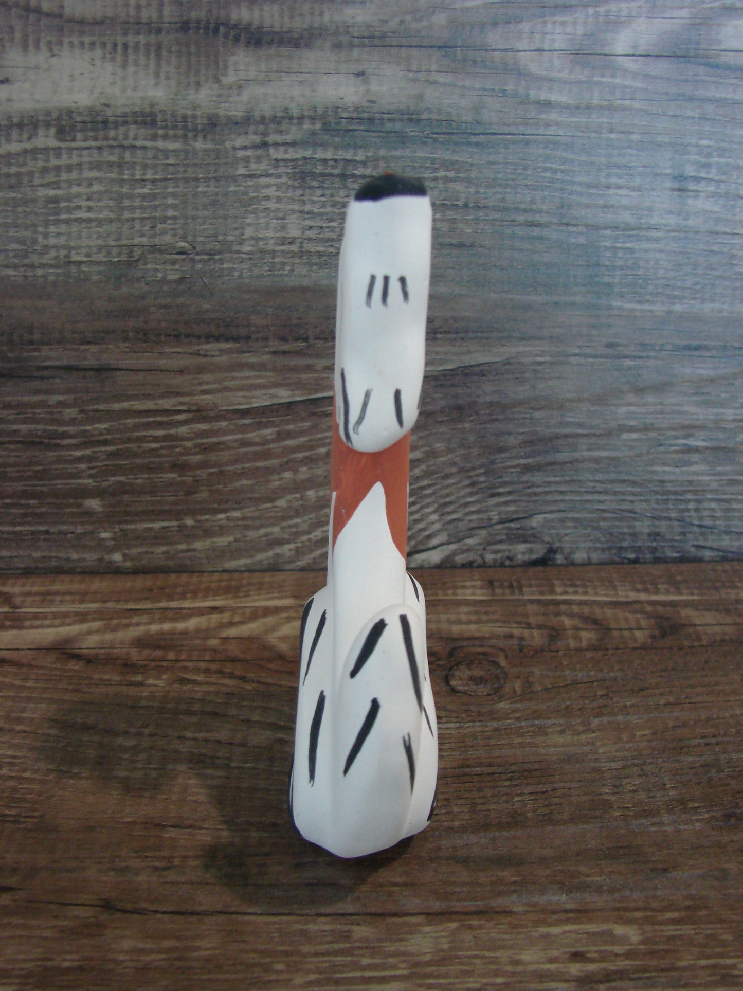 Small Native American Hand Painted Acoma Coyote Pottery by Chino