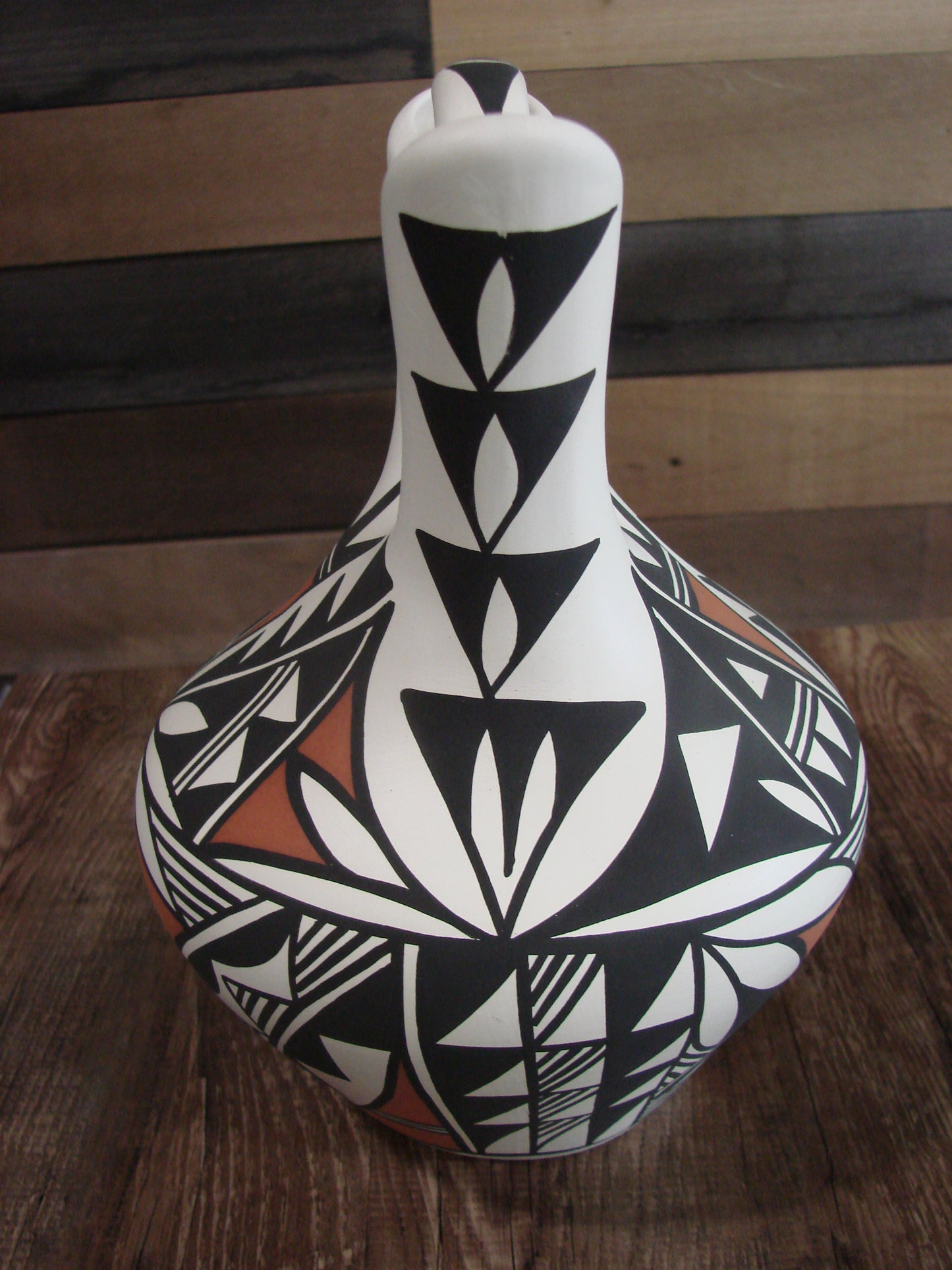 Native American Hand Painted Wedding Vase Pottery by Concho