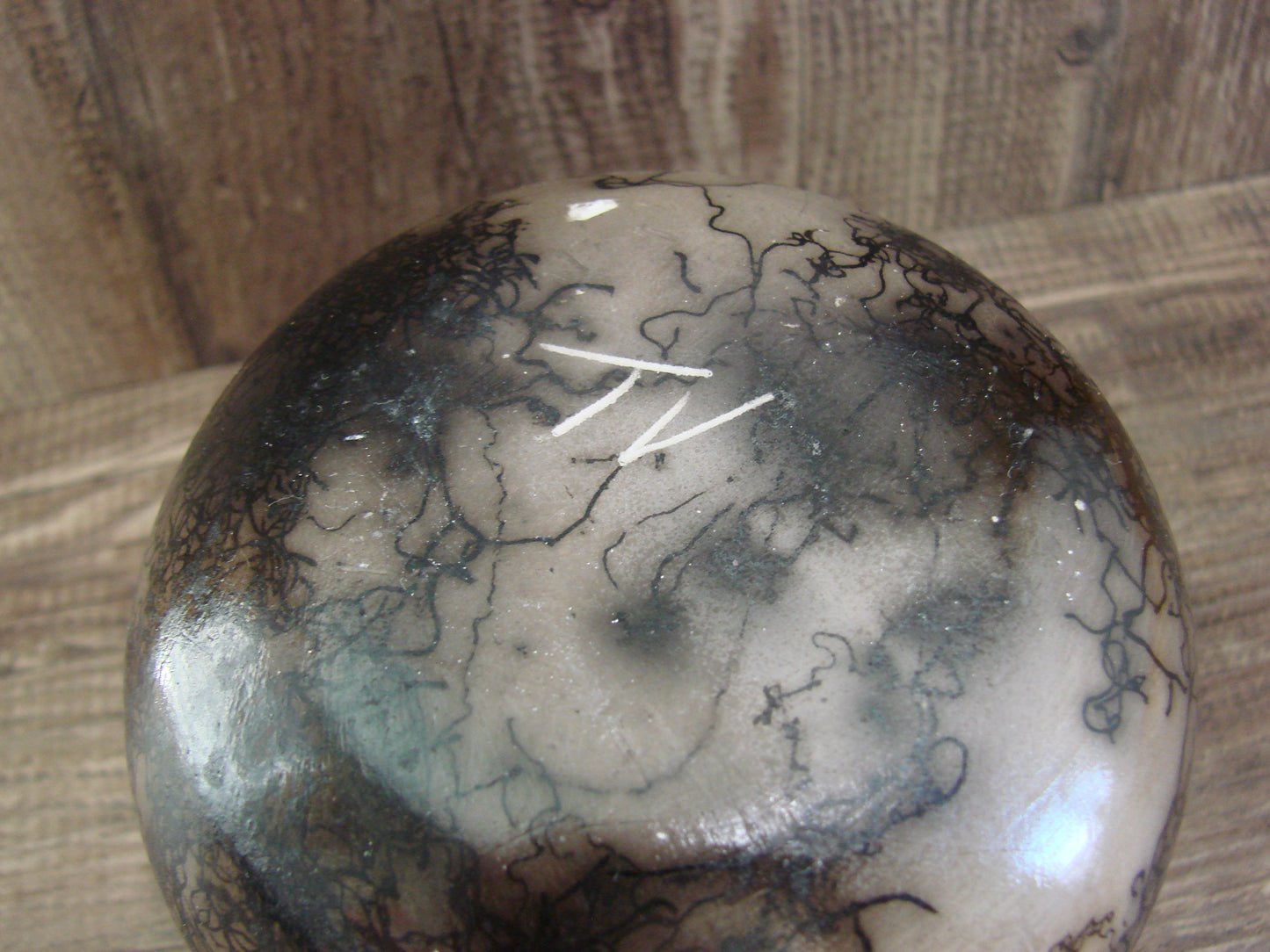 Native American Navajo Indian Horse Hair Pottery by Vail