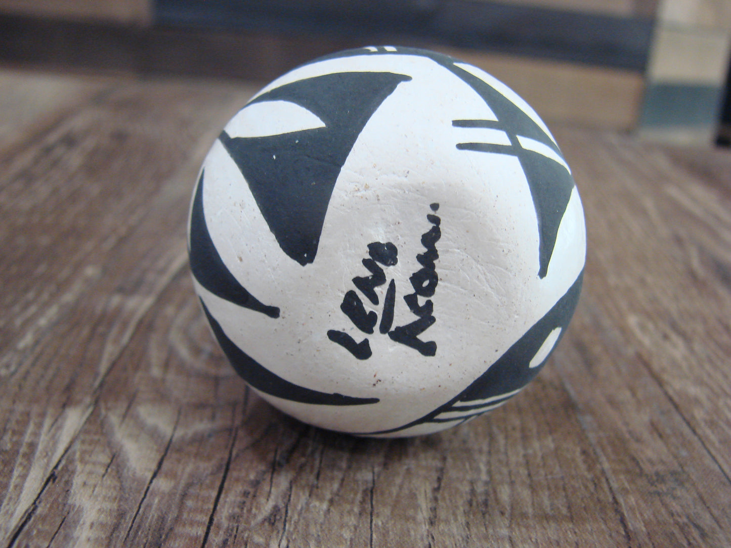 Small Native American Acoma Hand Made Clay Pottery by Leno