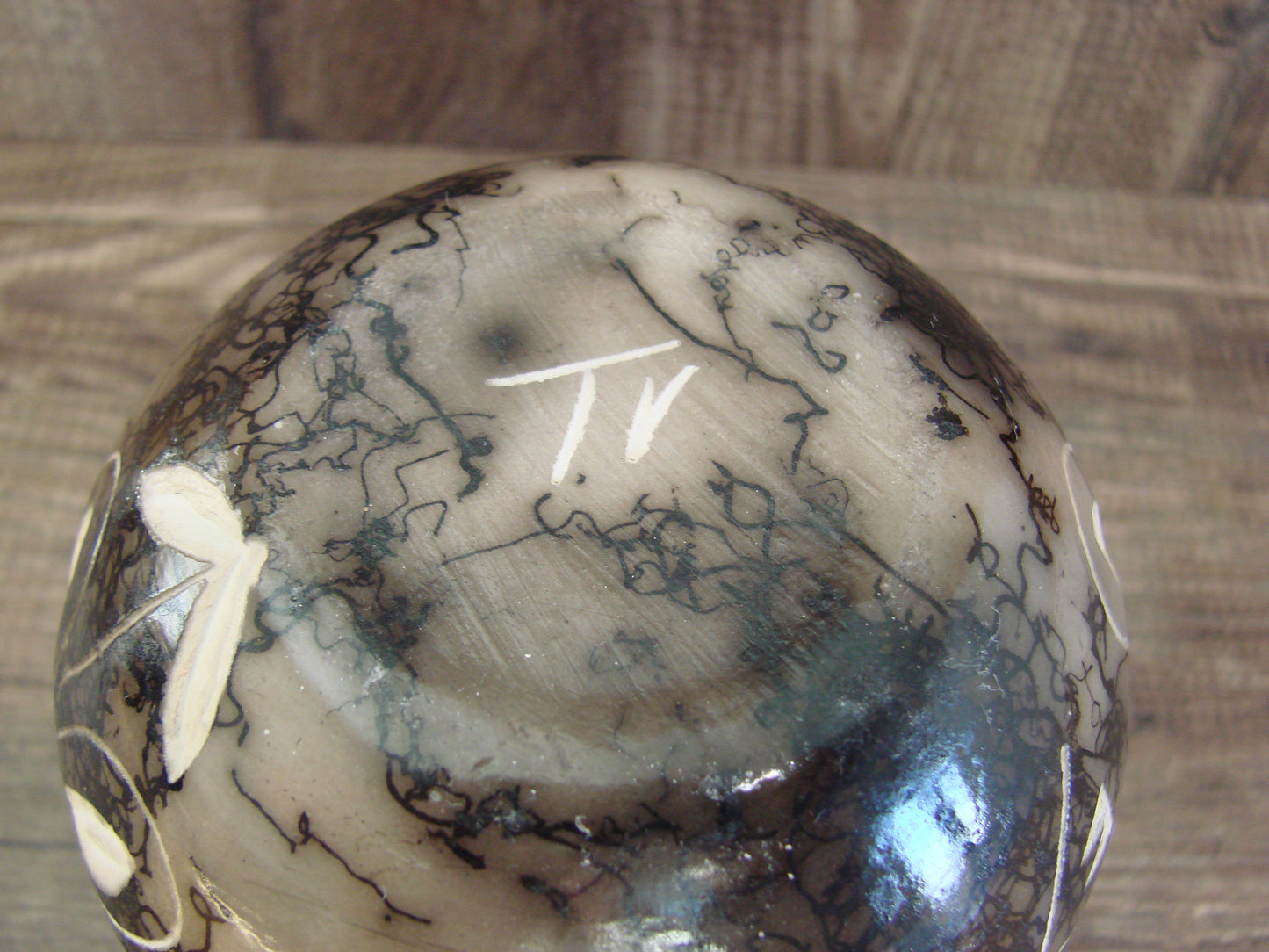 Native American Navajo Indian Horse Hair Pottery by Vail