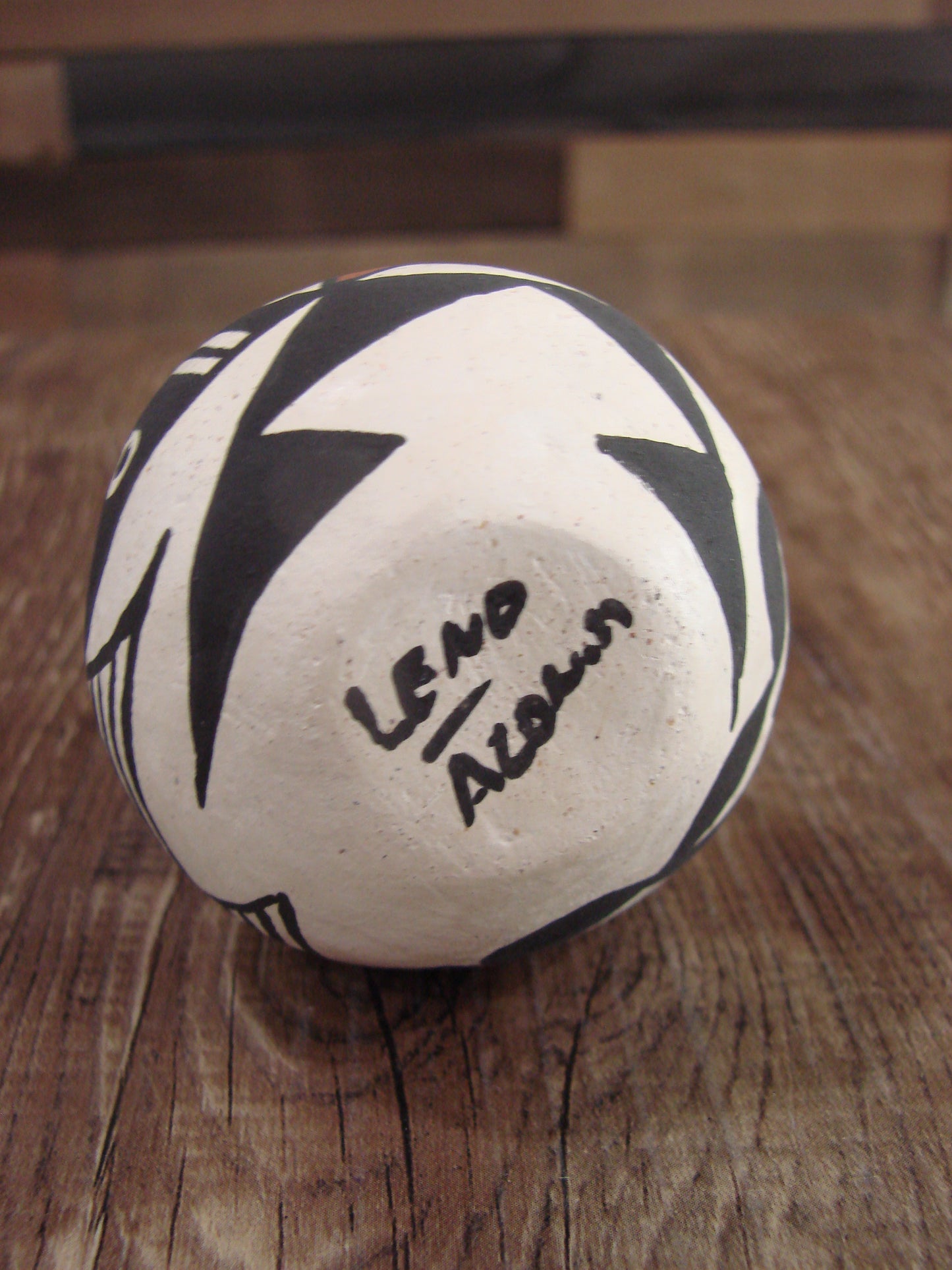 Small Native American Acoma Hand Made Clay Pottery by Leno