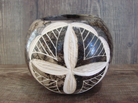 Native American Navajo Indian Horse Hair Pottery by Vail