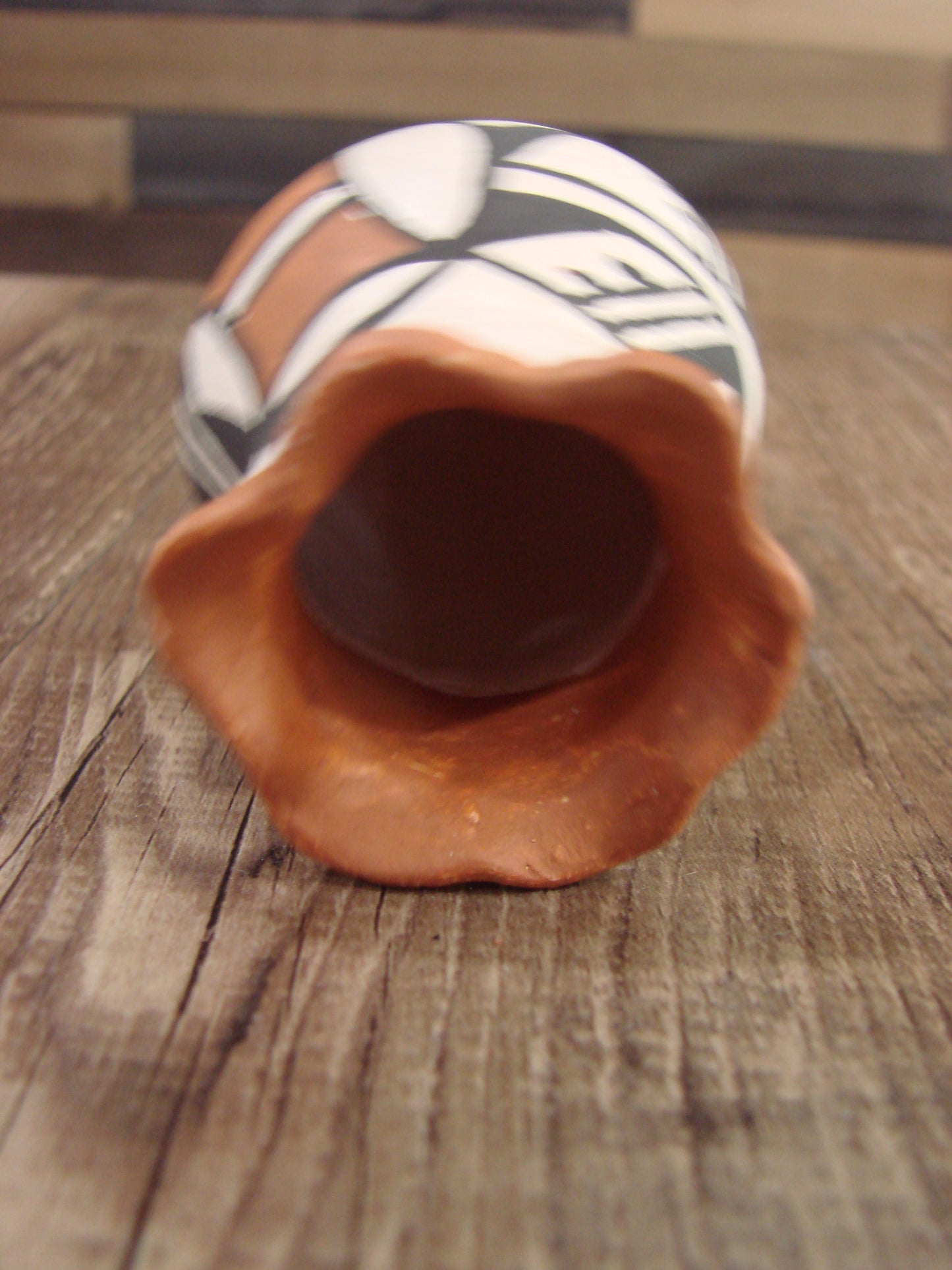 Small Native American Acoma Hand Made Clay Pottery by Leno