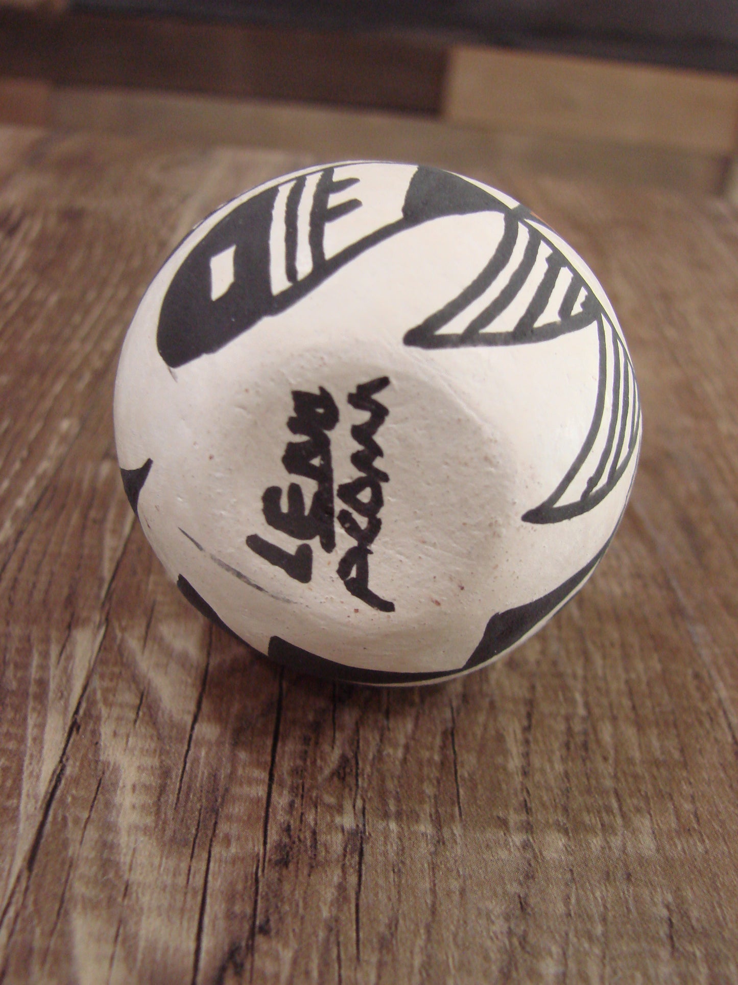 Small Native American Acoma Hand Made Clay Pottery by Leno