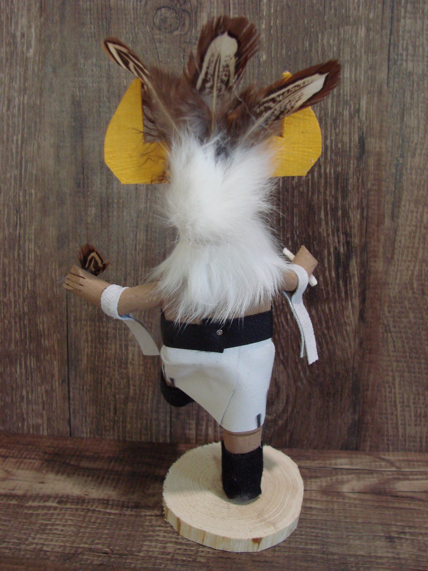Native American Warrior Kachina Dancer Signed E.W.