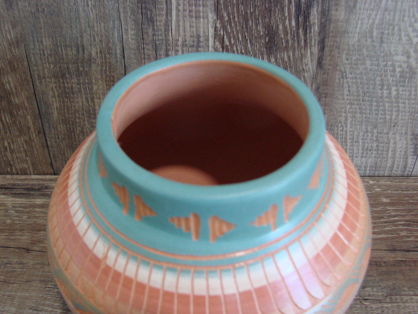 Native American Hand Etched & Hand Painted Pottery - Gilmore