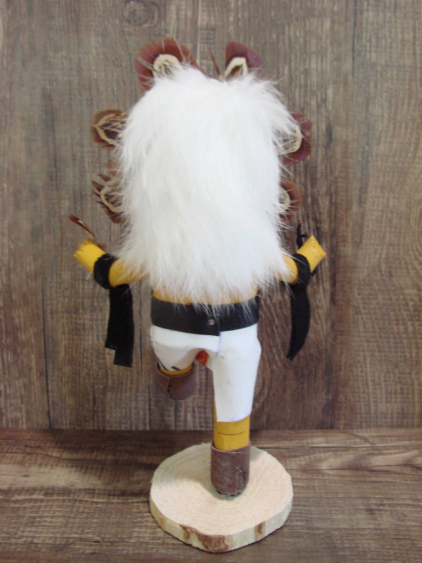 Native American Sunface Kachina Dancer Signed E.W.