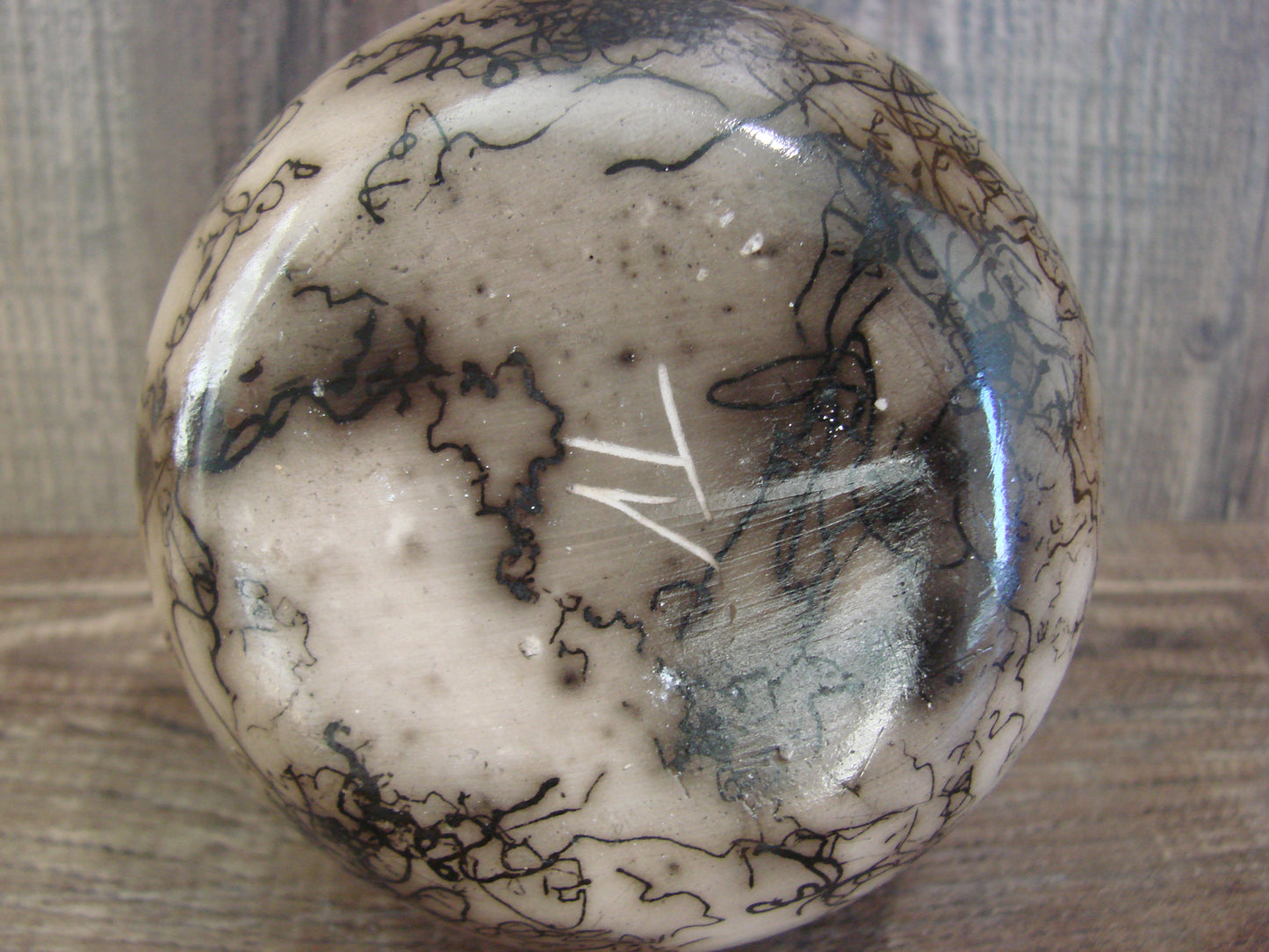 Native American Navajo Indian Horse Hair Pottery by Vail