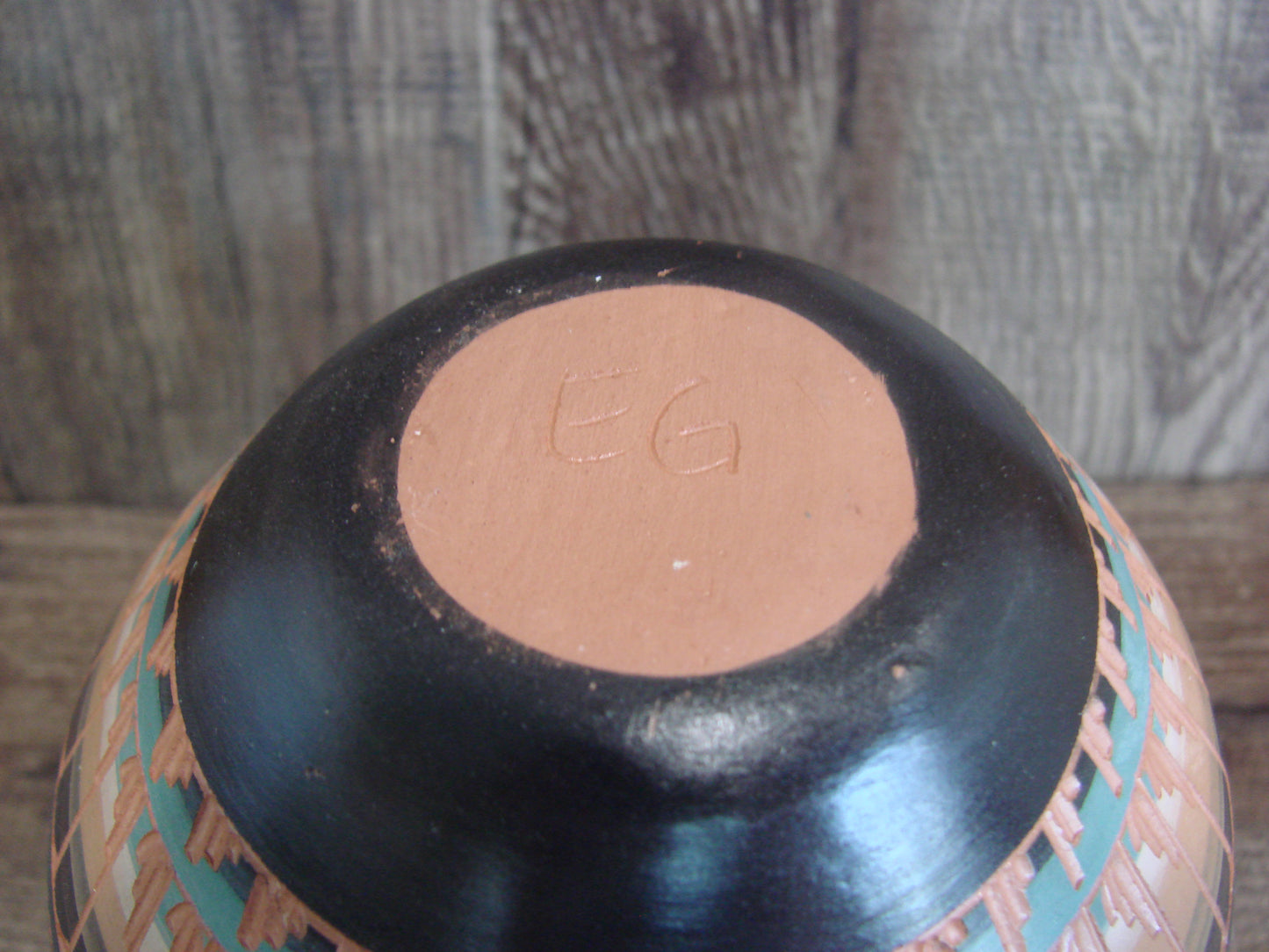 Native American Hand Etched & Hand Painted Pottery - Gilmore