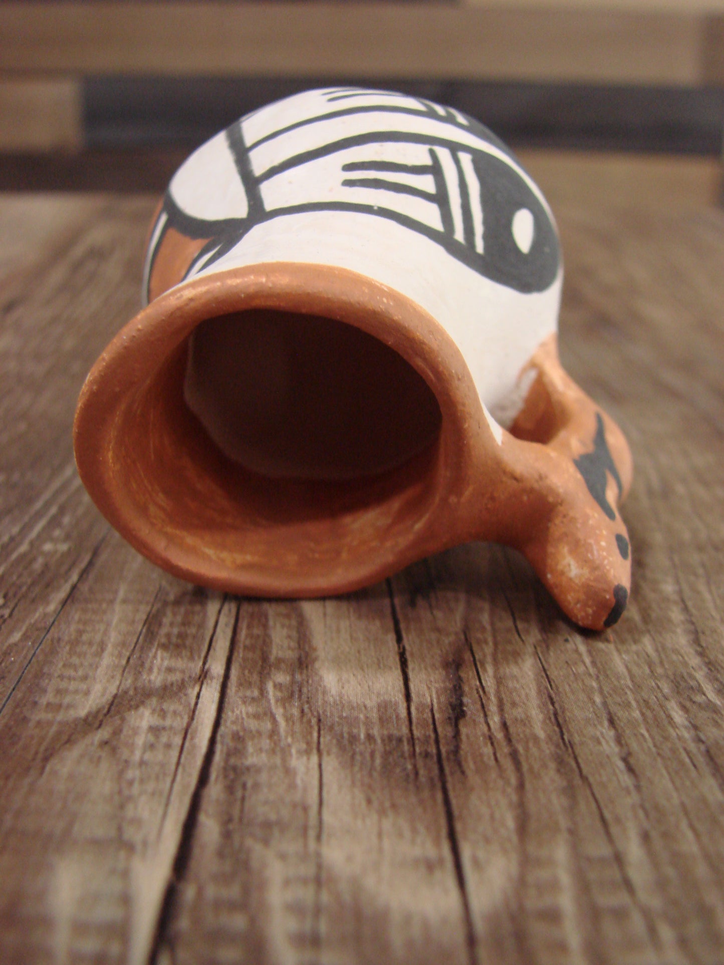 Small Native American Acoma Hand Made Clay Pottery by Leno