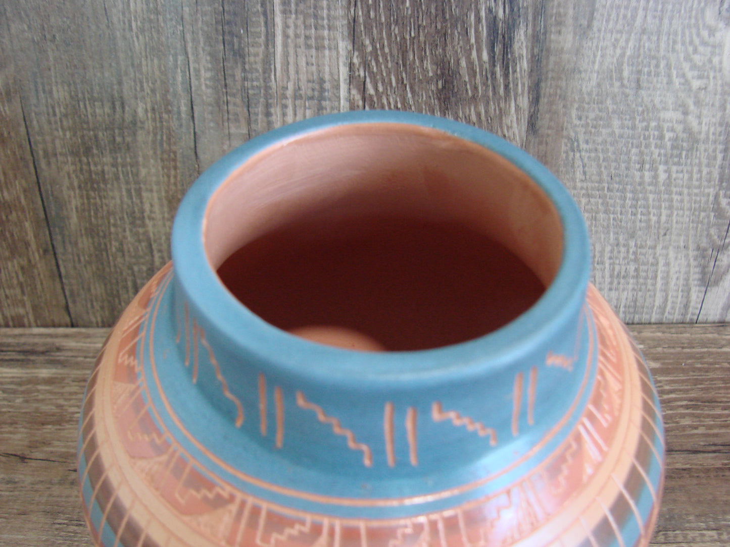 Native American Hand Etched & Hand Painted Pottery - Gilmore