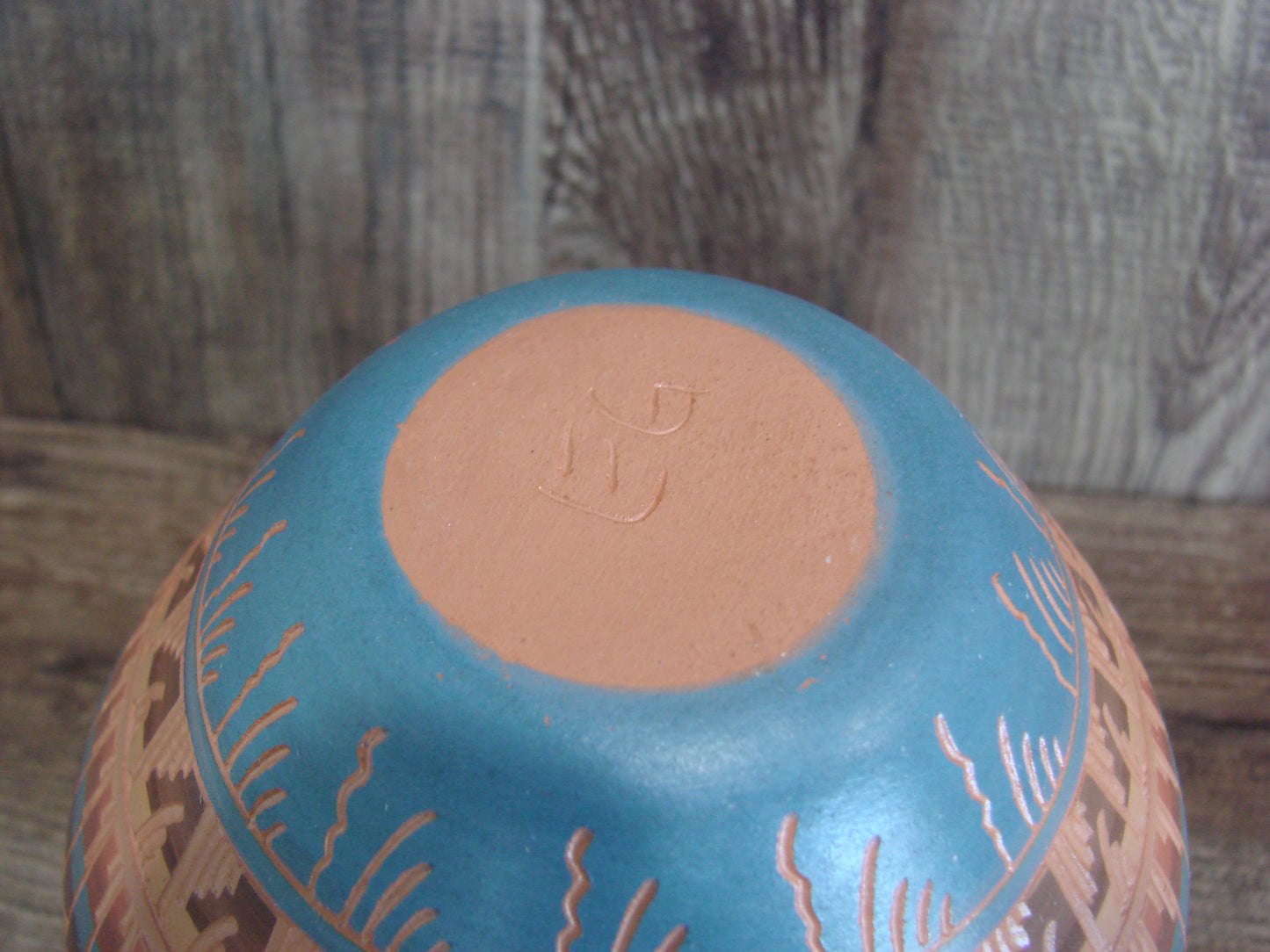 Native American Hand Etched & Hand Painted Pottery - Gilmore