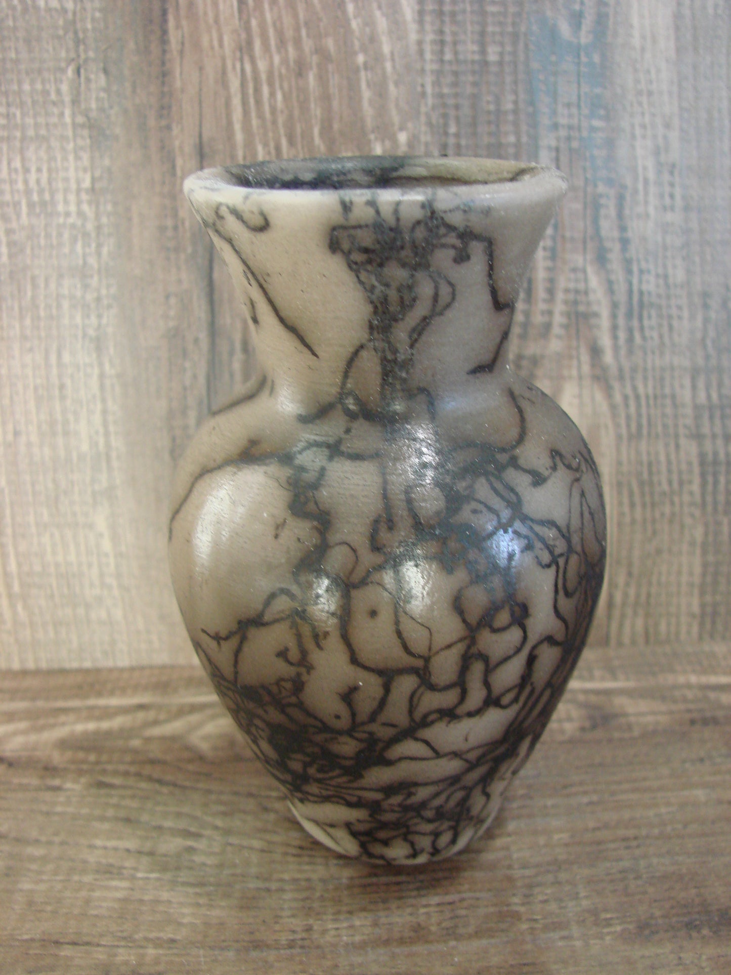 Native American Navajo Indian Horse Hair Pottery by Vail