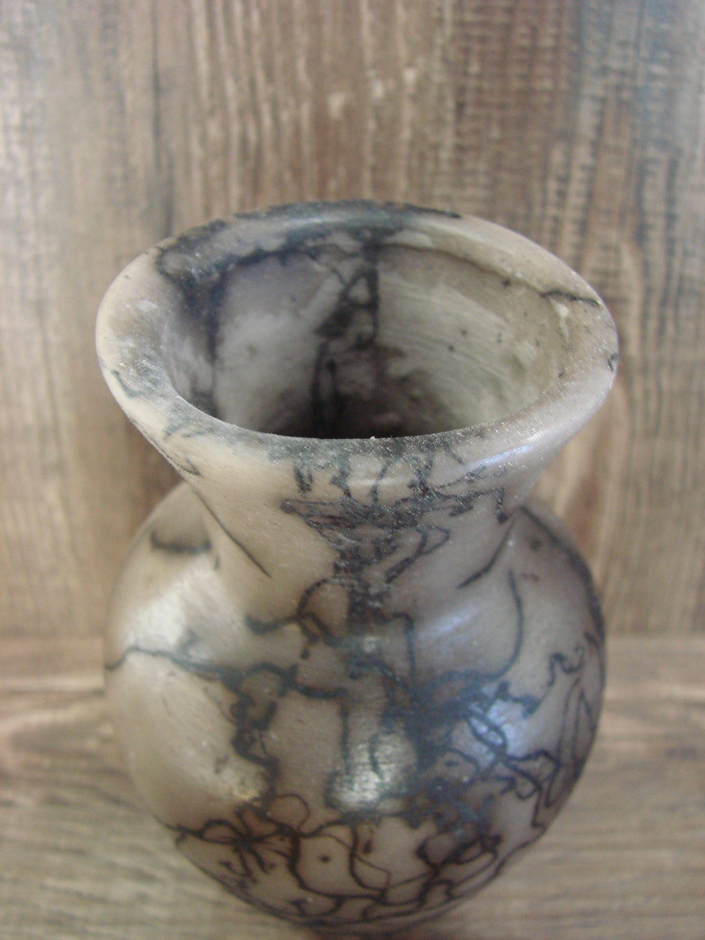 Native American Navajo Indian Horse Hair Pottery by Vail