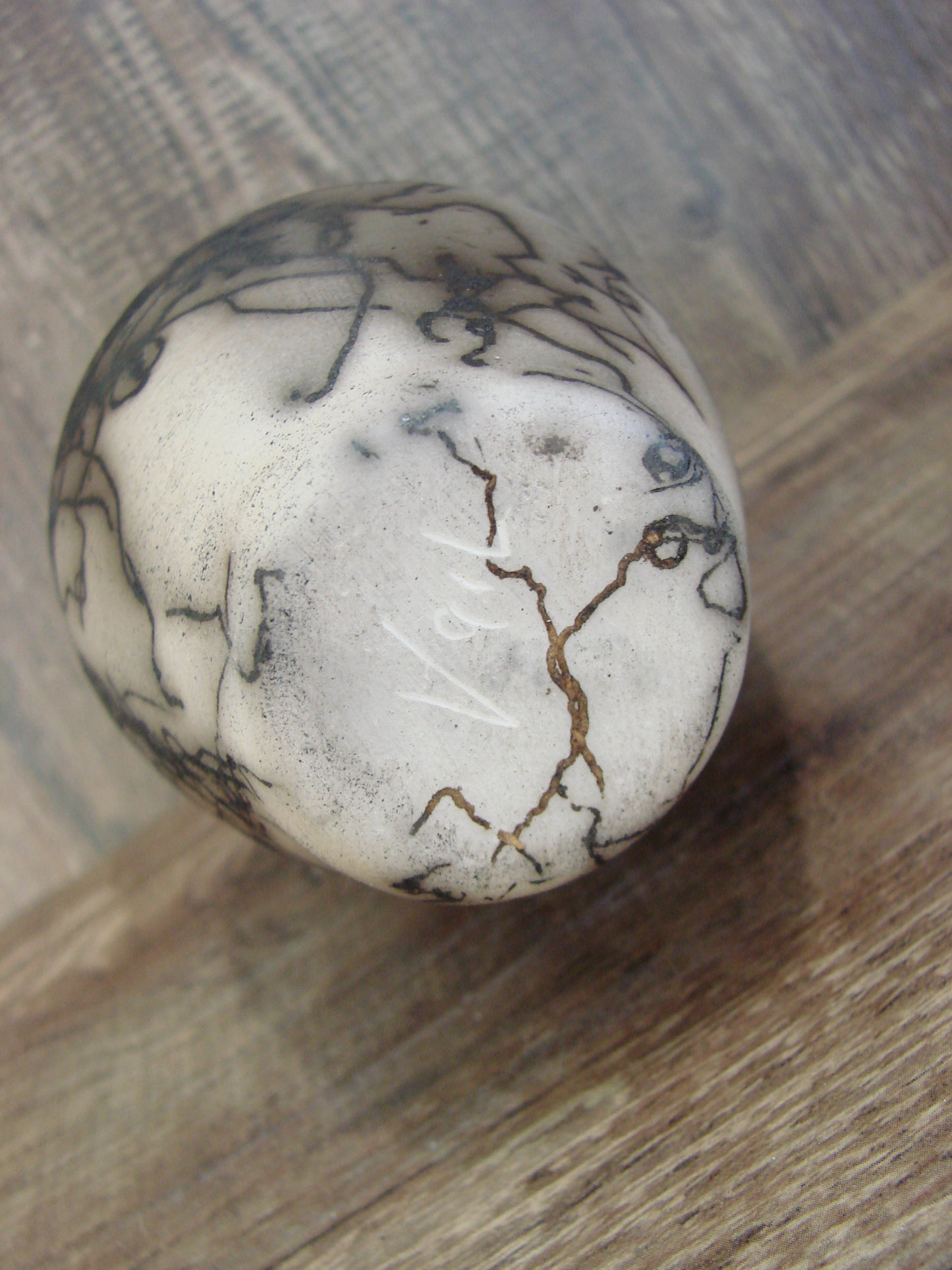 Native American Navajo Indian Horse Hair Pottery by Vail