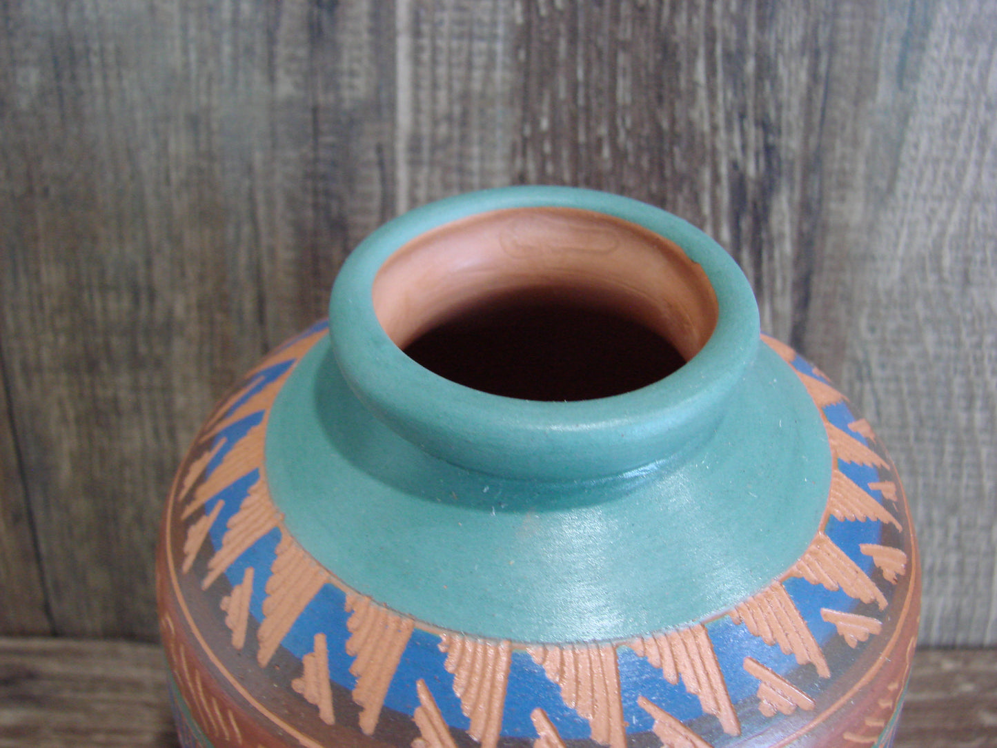 Native American Hand Etched & Hand Painted Pottery - Gilmore