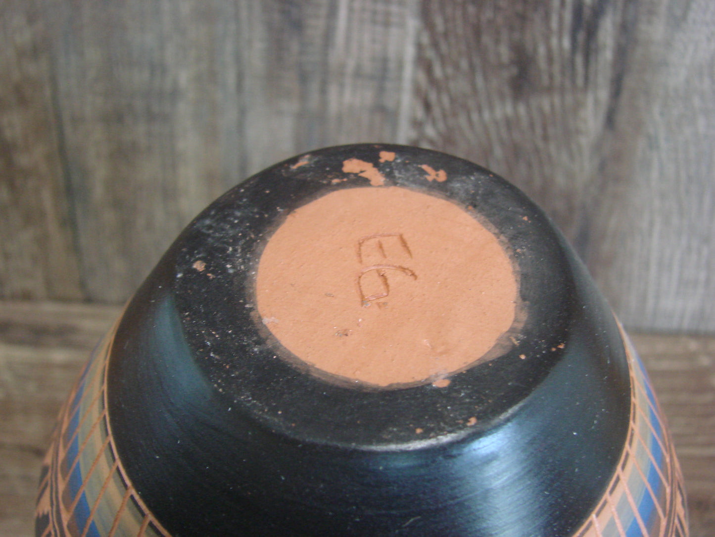 Native American Hand Etched & Hand Painted Pottery - Gilmore