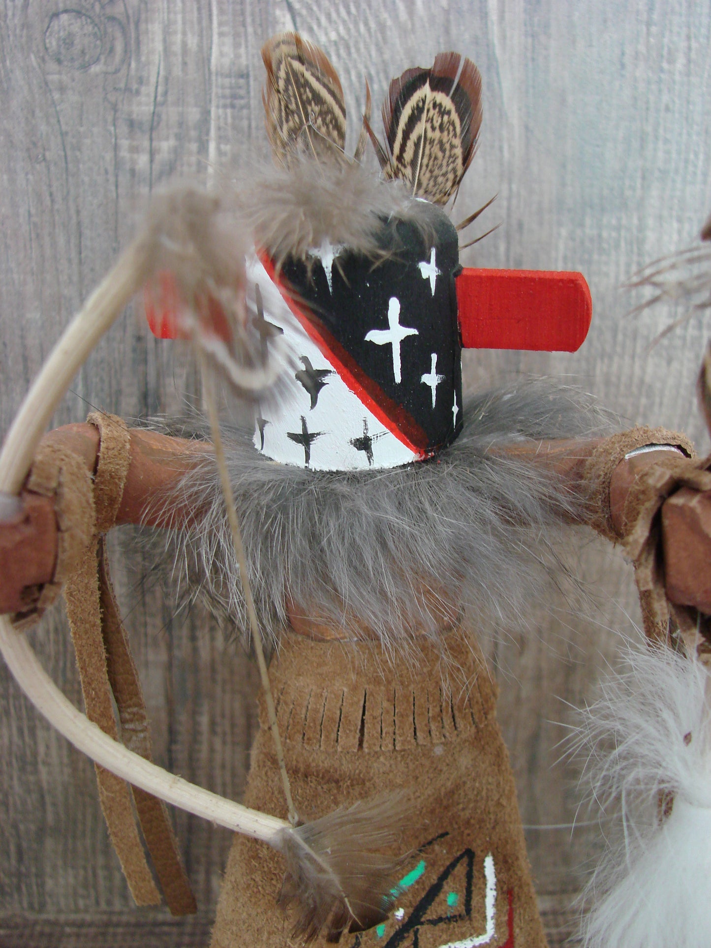 Native American Warrior Kachina Dancer Signed Wheeler