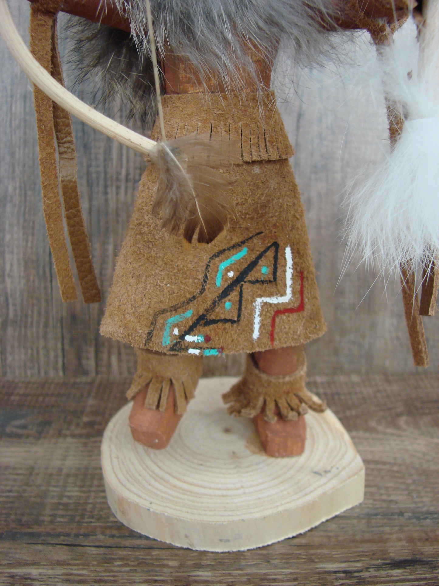 Native American Warrior Kachina Dancer Signed Wheeler