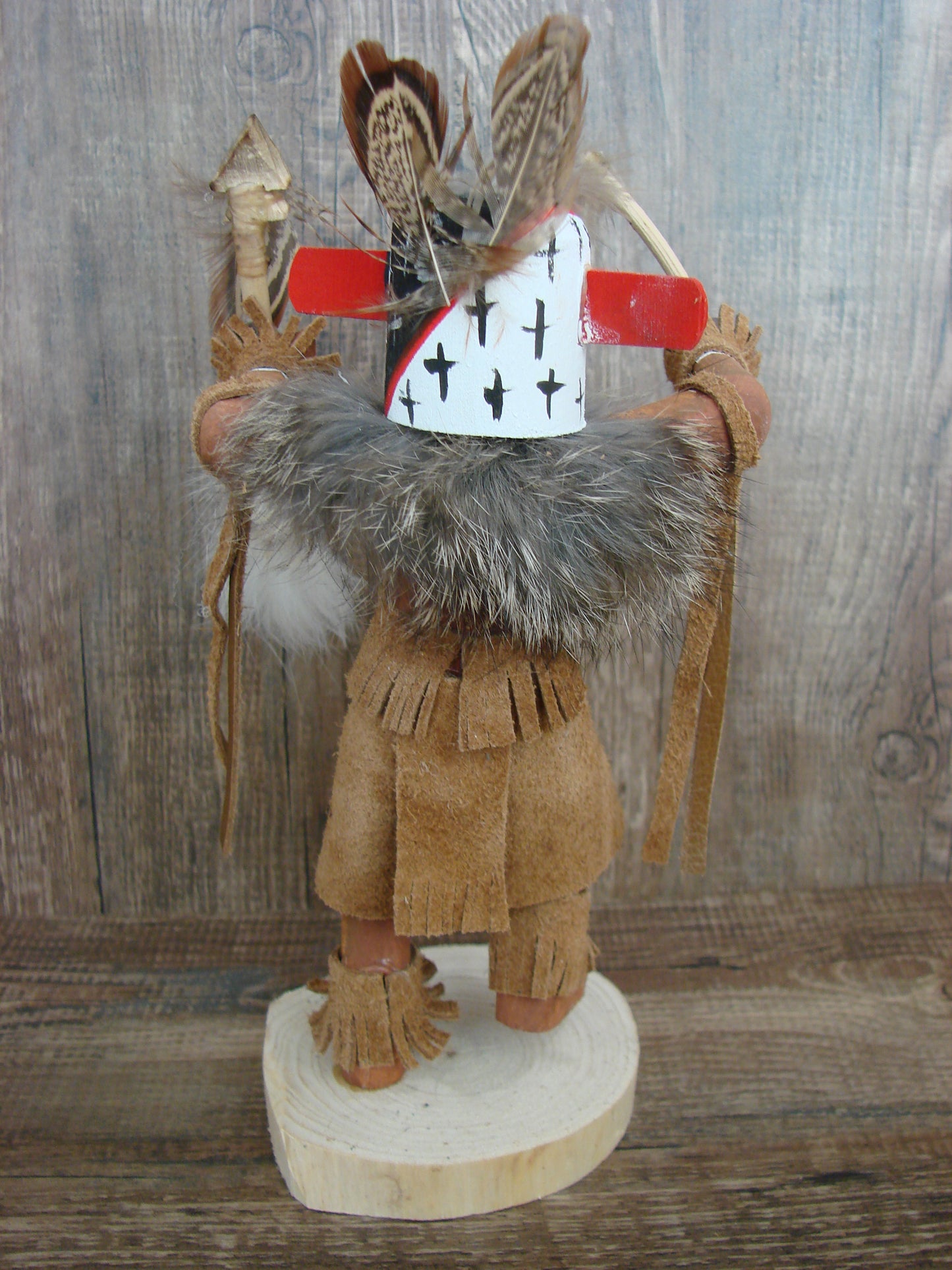 Native American Warrior Kachina Dancer Signed Wheeler