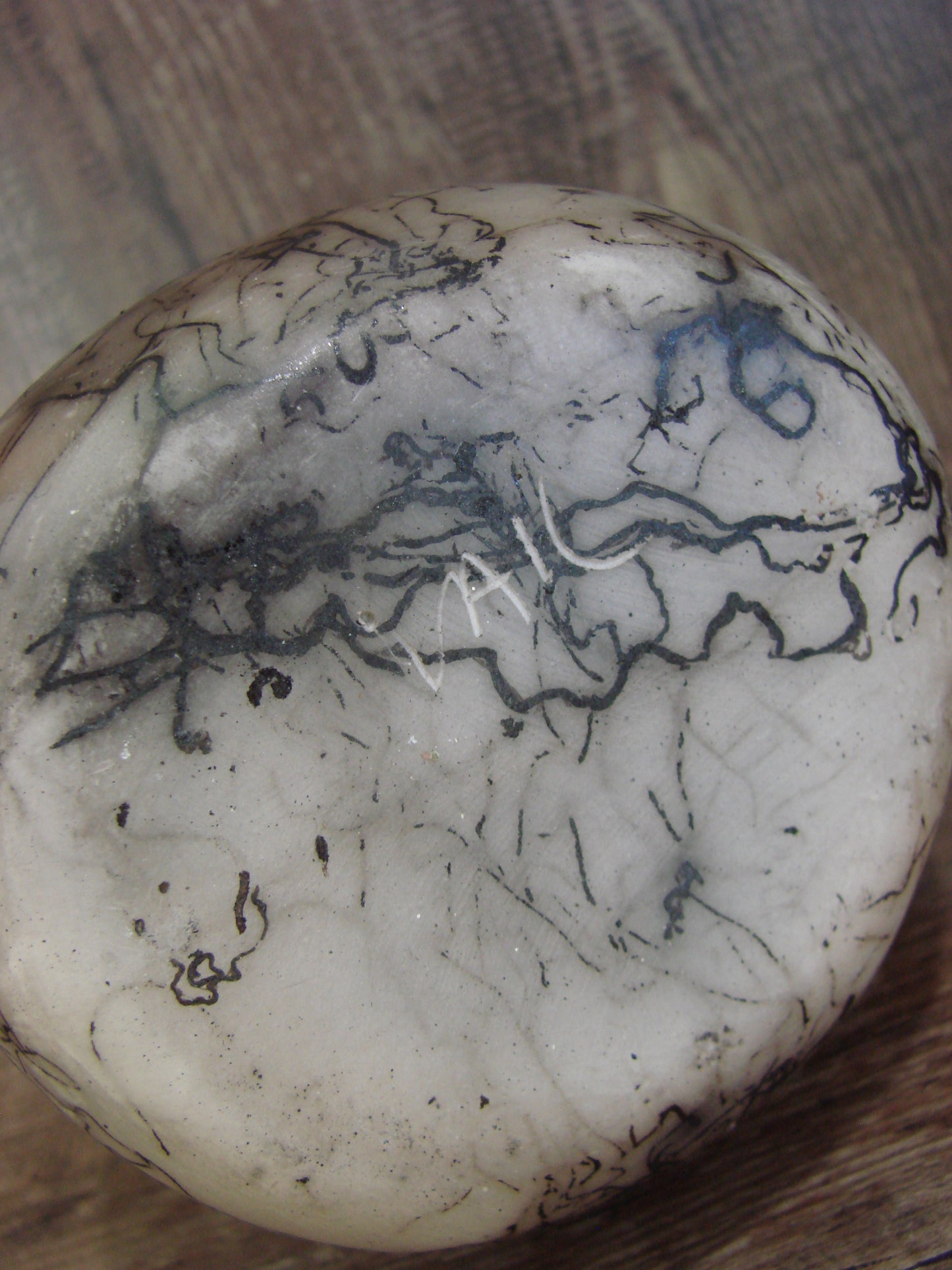 Small Native American Horse Hair Wedding Vase Pottery by Vail