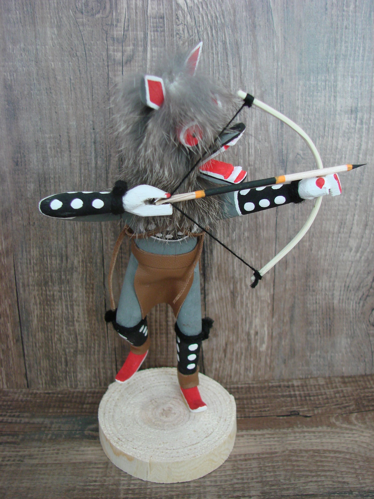Native American Navajo Wolf Kachina Dancer by LMS