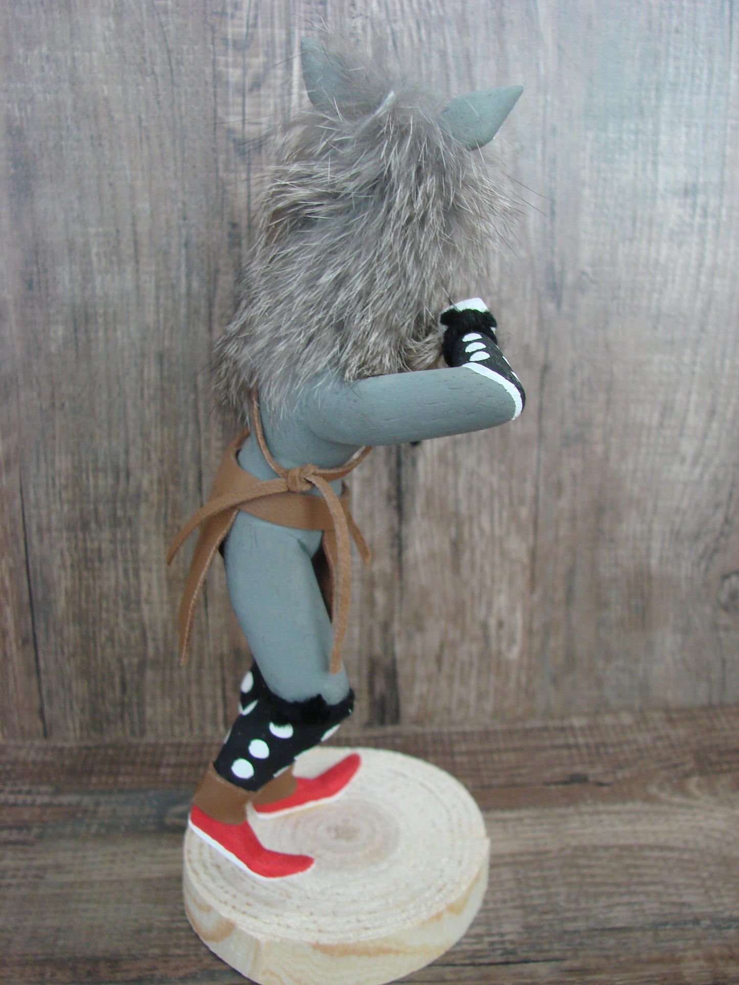 Native American Navajo Wolf Kachina Dancer by LMS