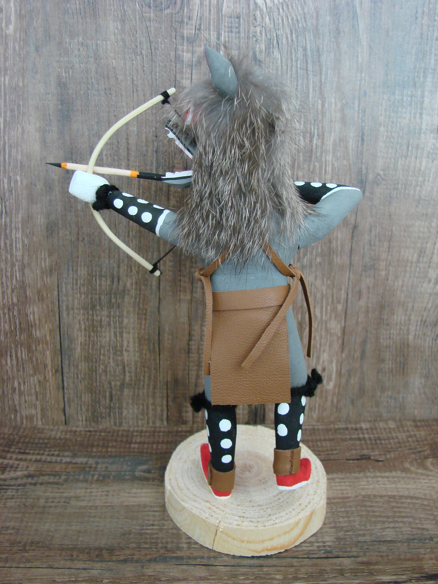 Native American Navajo Wolf Kachina Dancer by LMS