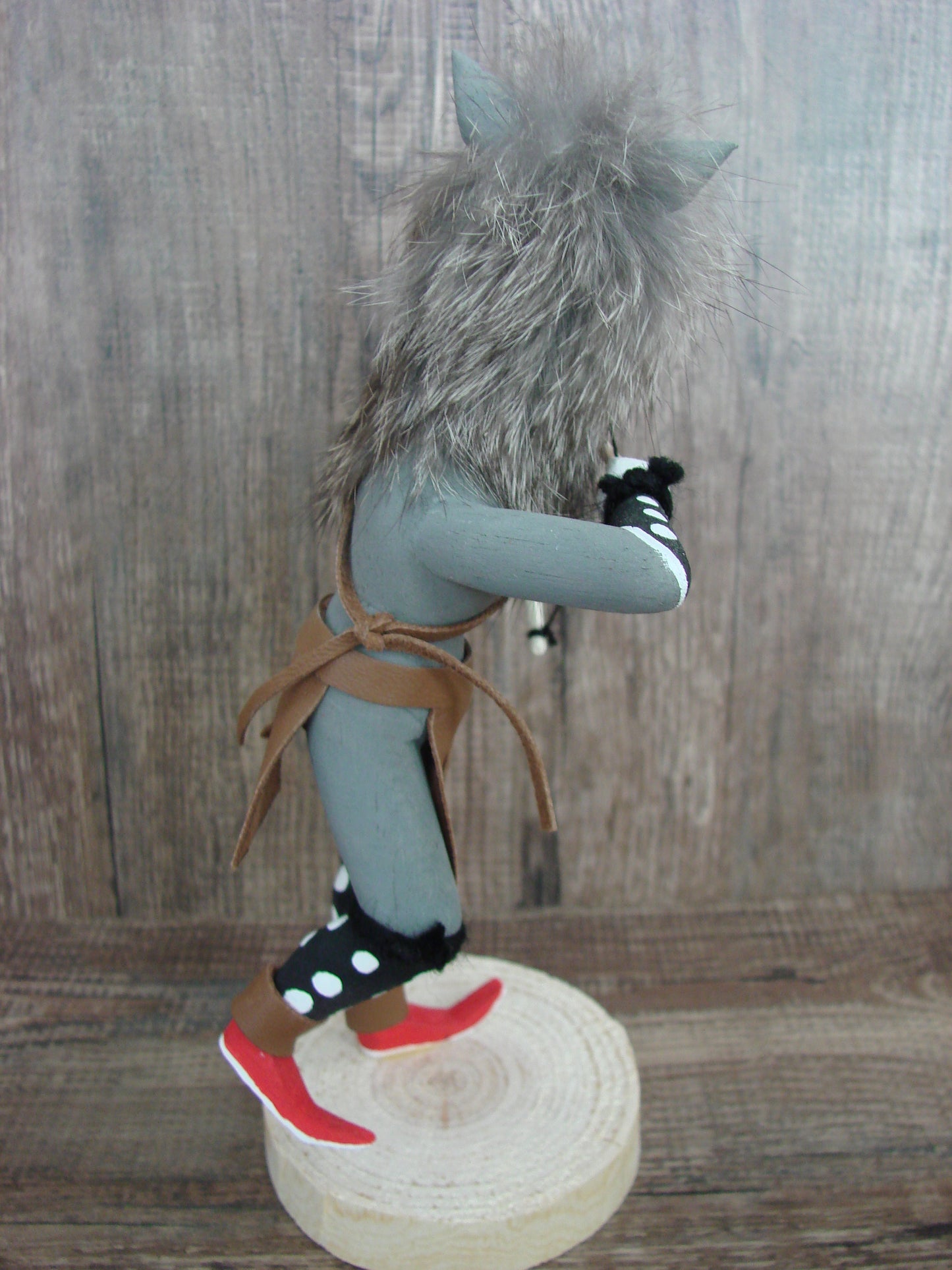 Native American Navajo Wolf Kachina Dancer by LMS